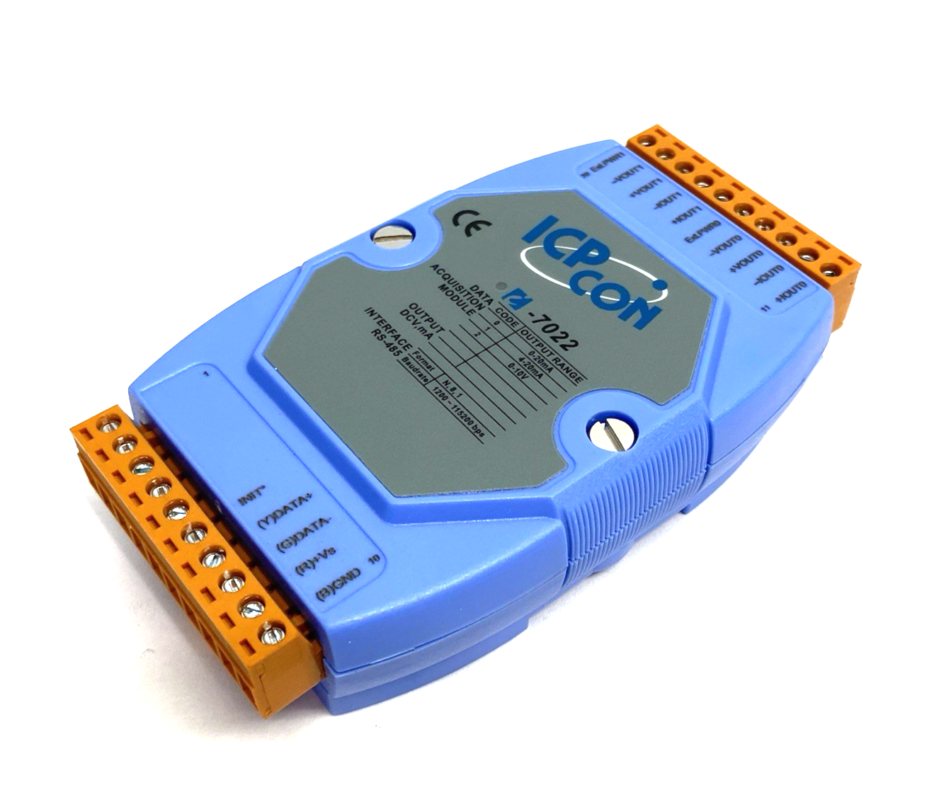 ICP DAS I-7022 2-Channel 12-bit Analog Output Data Acquisition Module - Maverick Industrial Sales