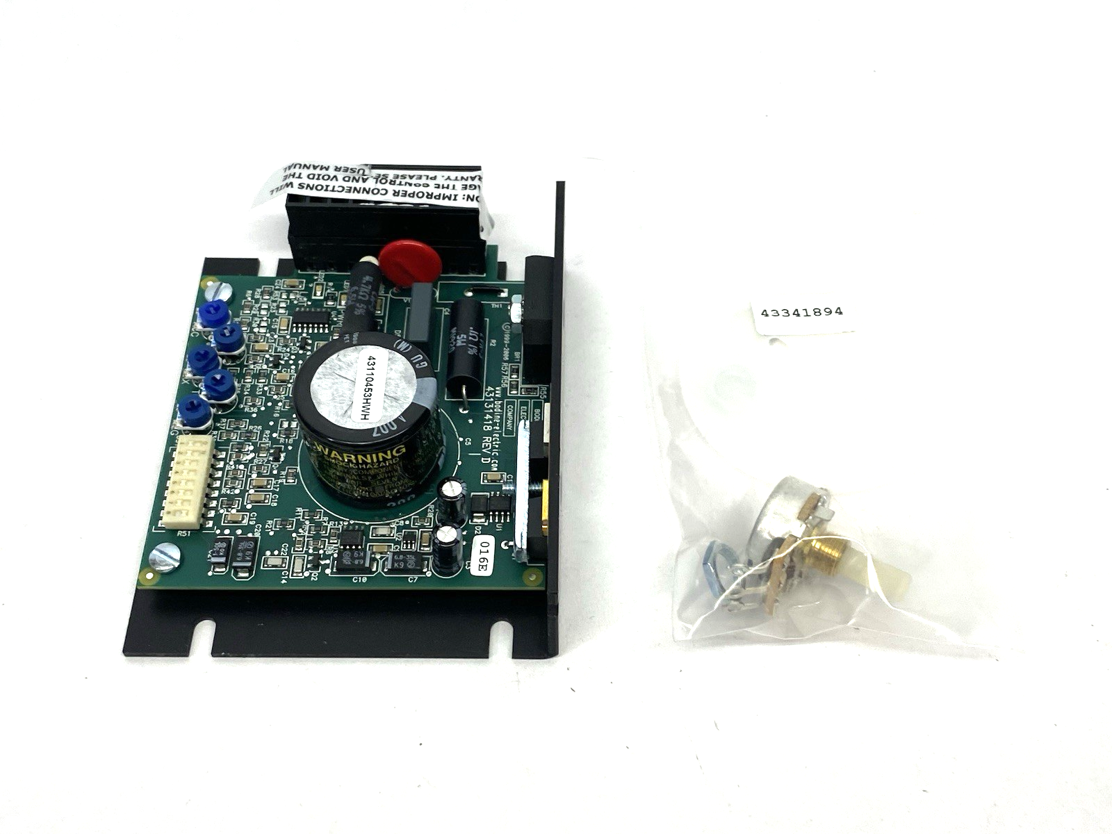 Bodine Electric WPM-2109C Filtered PWM DC Basic Speed Control, Open Chassis - Maverick Industrial Sales