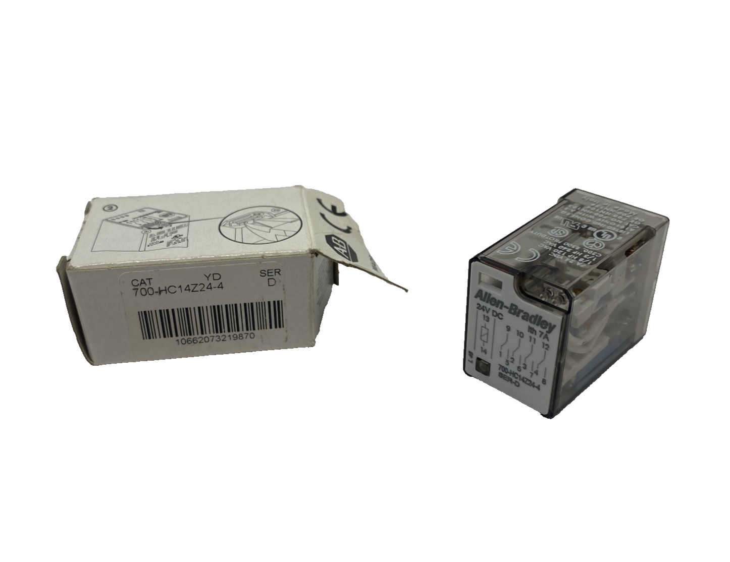 Allen Bradley 700-HC14Z24-4 Ser. D 24VDC GP Ice Cube Relay 7A 24VDC - Maverick Industrial Sales
