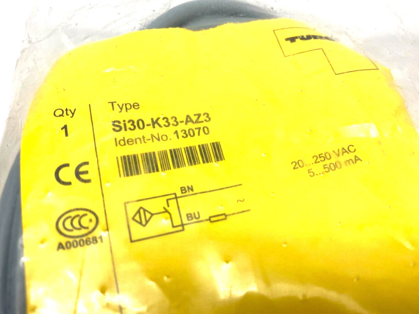 Turck Si30-K33-AZ3 Slot Type Inductive Fork Sensor 20-250VAC 13070 - Maverick Industrial Sales