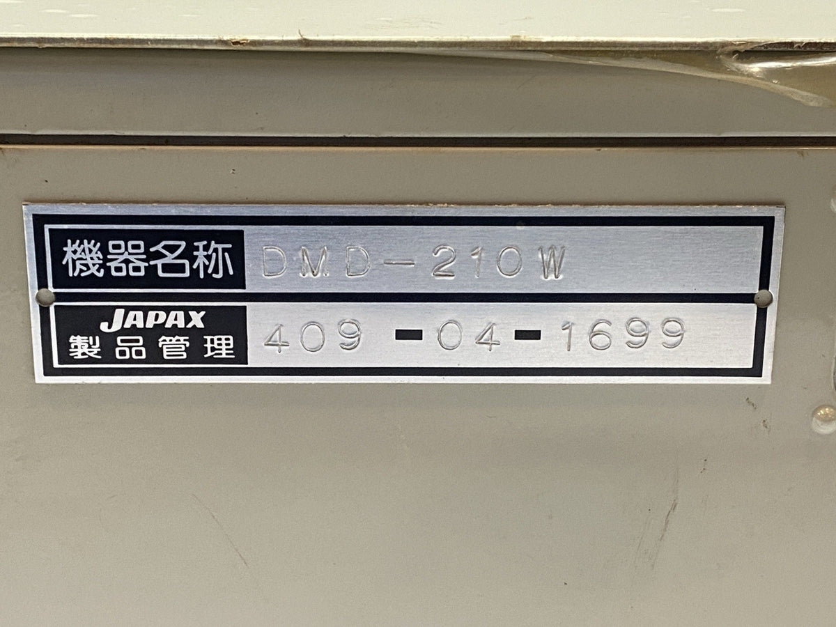 Japax DMD-210W Servo Drive Motor Control Unit w/ DCMD 2 POW-PKG CNT-I PKG OTHERS - Maverick Industrial Sales
