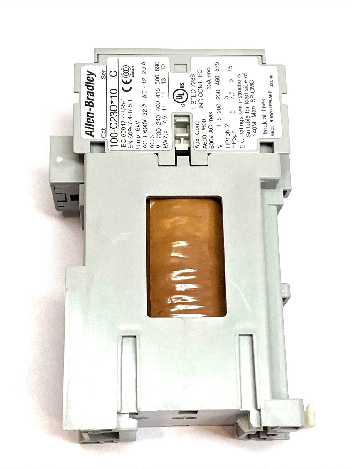 100‑C23DZJ10 | Allen‑Bradley 23A 3‑Pole Contactor 24V DC Coil 1NO Auxiliary - Used - Maverick Industrial Sales