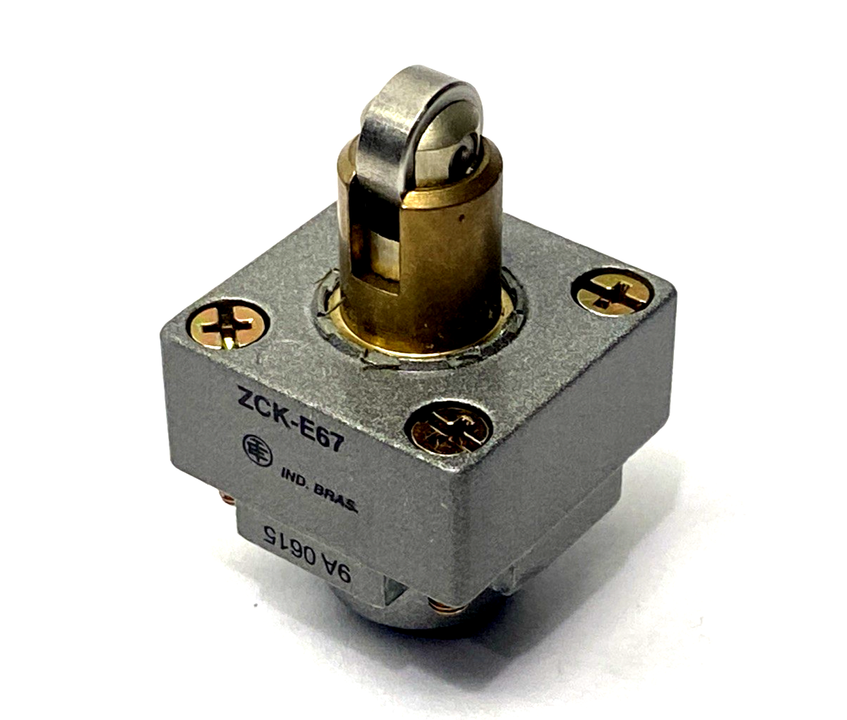 Telemecanique ZCKE67 Limit Switch Head, Steel Roller Plunger Reinforced, 064580 - Maverick Industrial Sales
