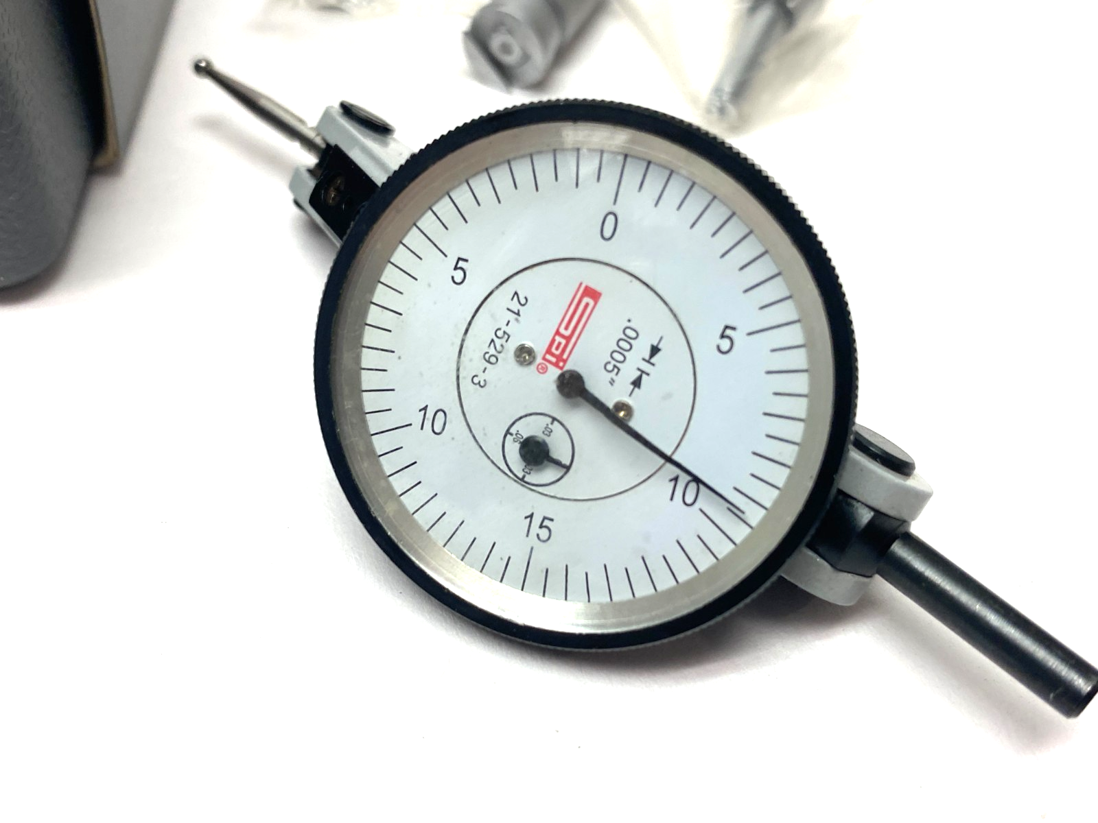 SPI 21-529-3 Integral Dial Test Indicator 0.060", .0005" 0-15-0 Read WHOLE KIT - Maverick Industrial Sales