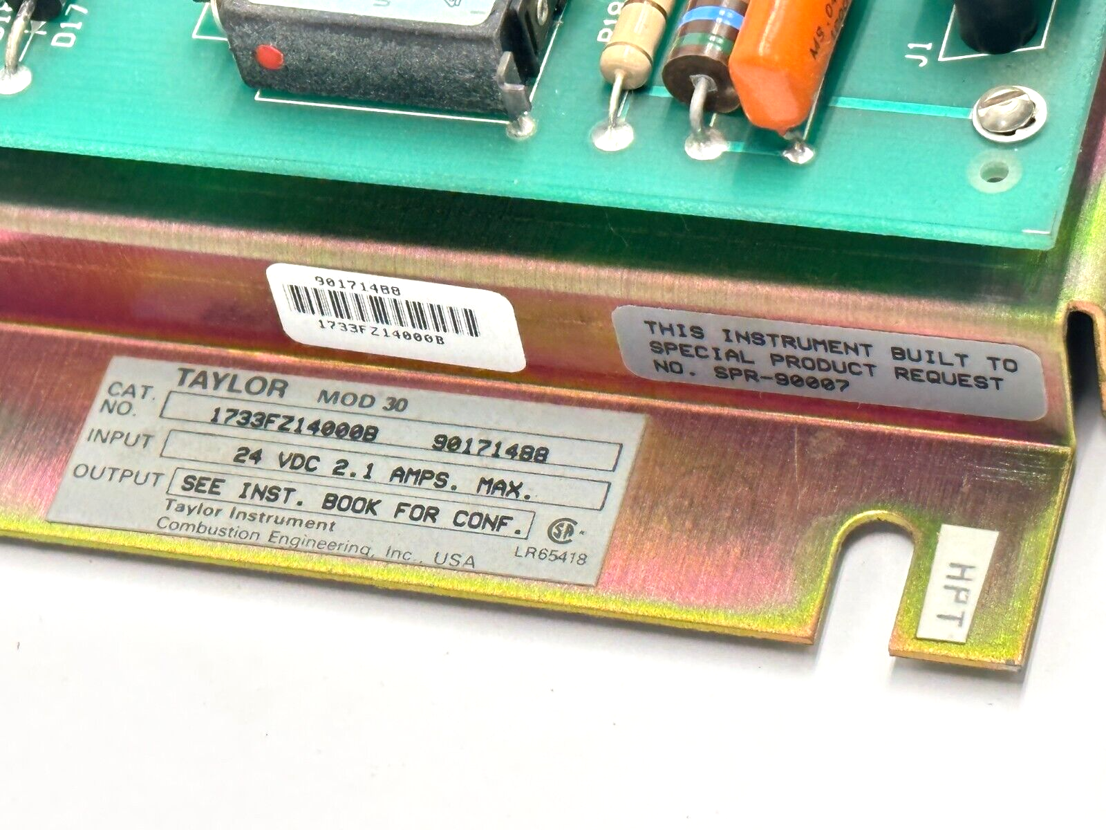 1733FZ14000B | ABB Taylor 1733FZ14000B Mod 30 Interposing Relay Panel
