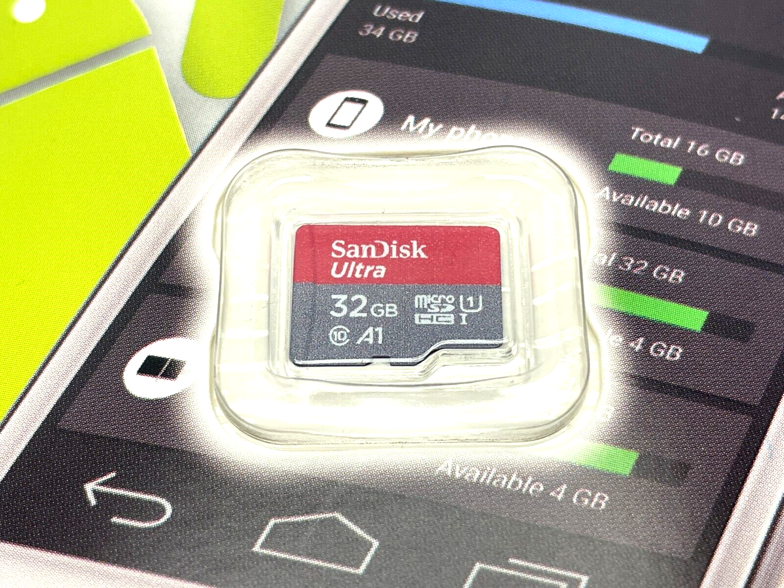 SanDisk SDSQUA4-032G-GN6MN Ultra microSDHC Memory Card 32GB 8pin - Maverick Industrial Sales