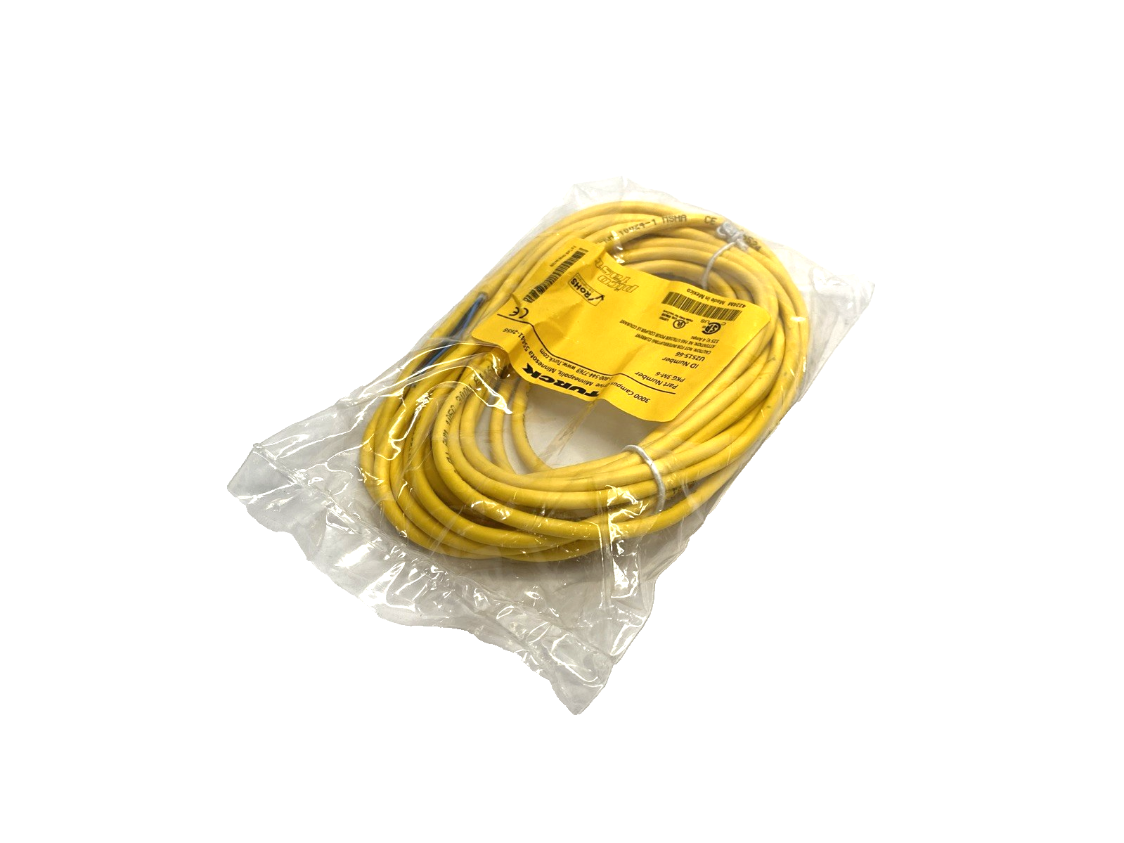 PKG 3M-6 | Turck Actuator & Sensor Cable M8 Female 3-Pin 6m U2515-66 - New - Maverick Industrial Sales