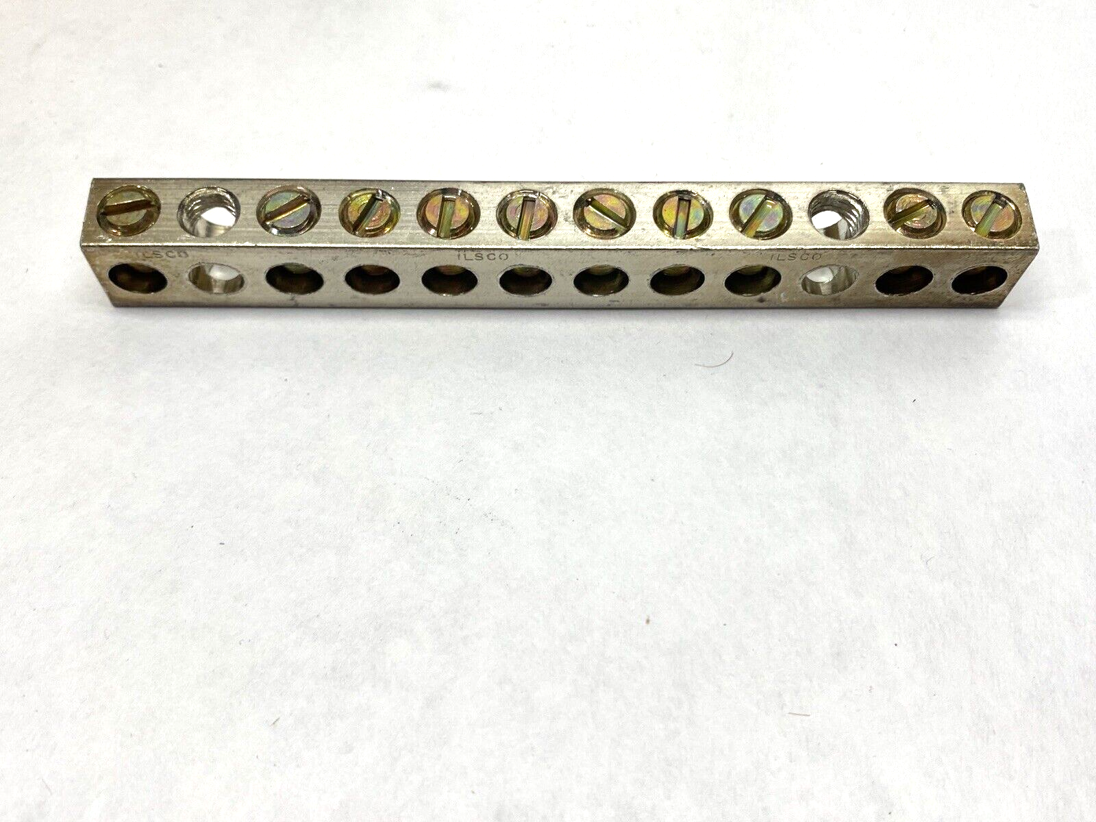 Ilsco D-167-8 Copper Neutral Bar 70A 600V LOT OF 8 - Maverick Industrial Sales