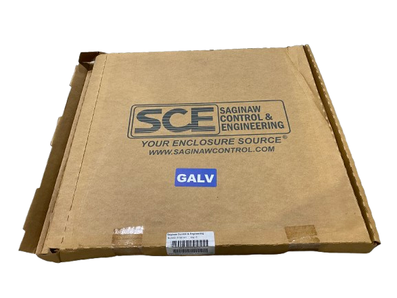 SCE-20P20GALV | Saginaw Control & Engineering Flat Enclosure Subpanel LOT OF 5 - New – Open box - Maverick Industrial Sales