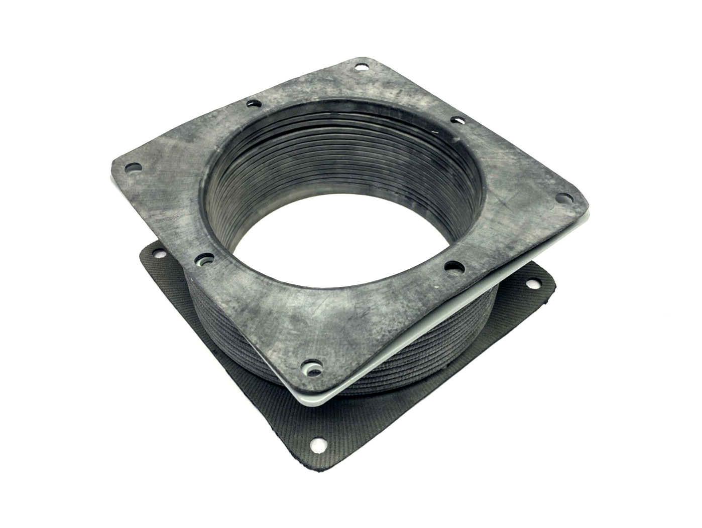 Hoffman F66WFF Flexible Feed-Through Fitting 6" x 6", Textured, Hypalon Rubber - Maverick Industrial Sales