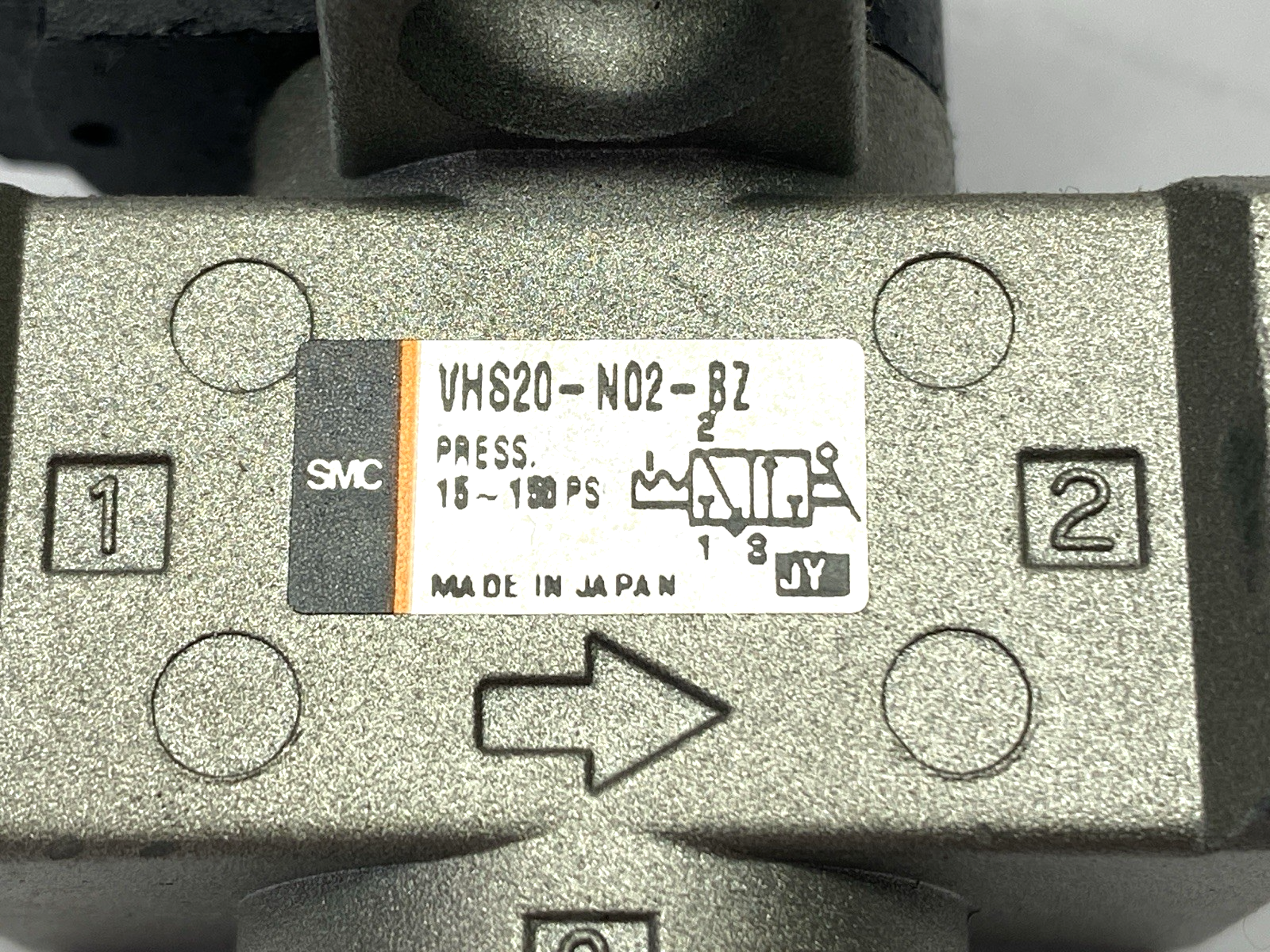 SMC VHS20-N02-BZ Lock Out Valve 3-Port 1/4" NPT - Maverick Industrial Sales