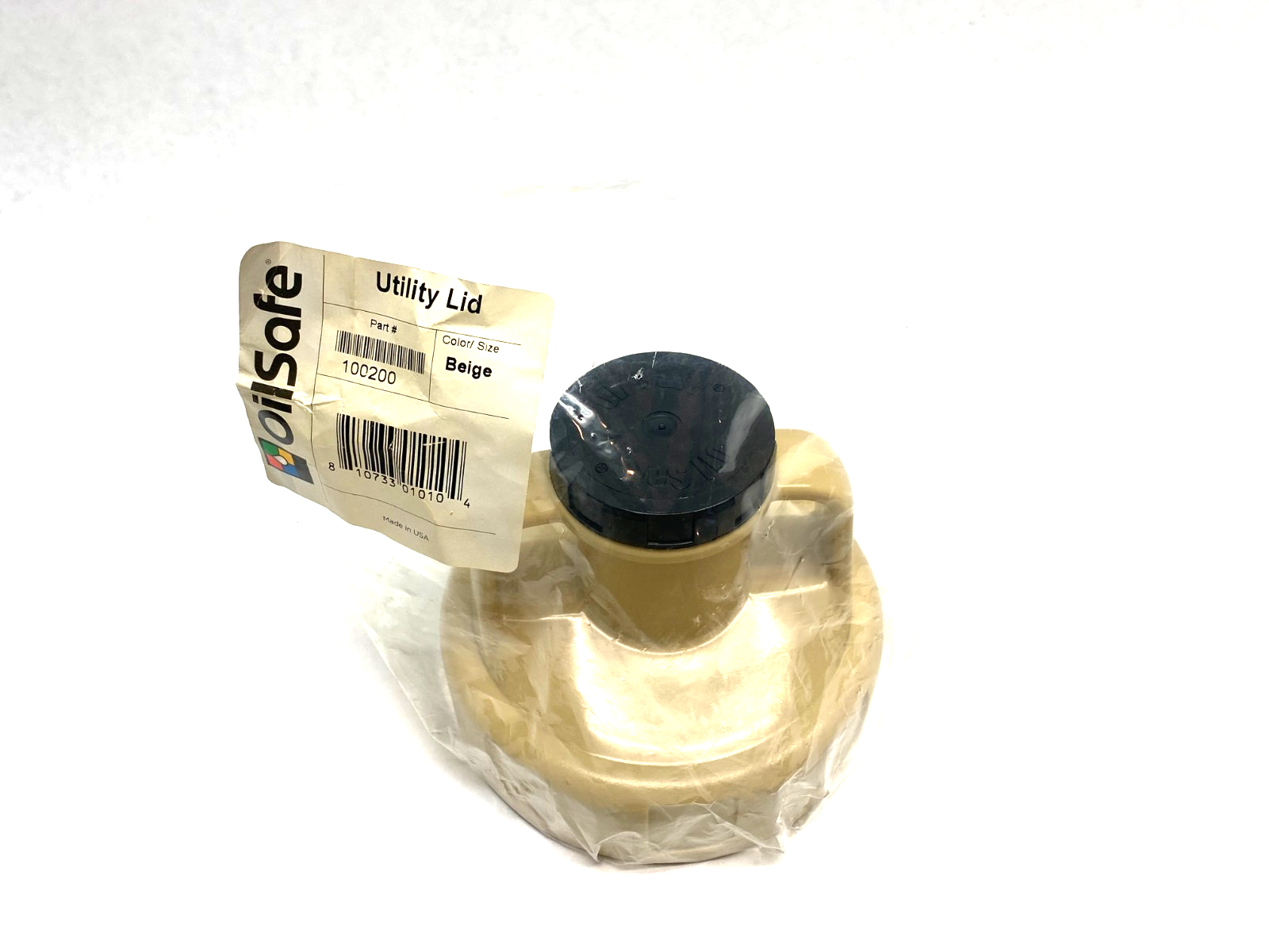 100200 | Oilsafe Multipurpose Utility Lid, Beige, 48mm Opening - New - Maverick Industrial Sales