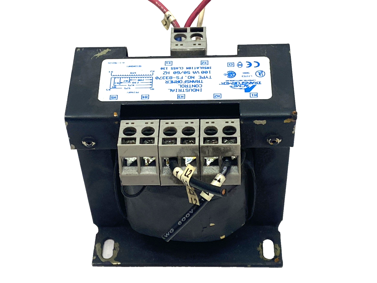 Acme FS-83370 Control Transformer 100VA 575/208-230V - Maverick Industrial Sales