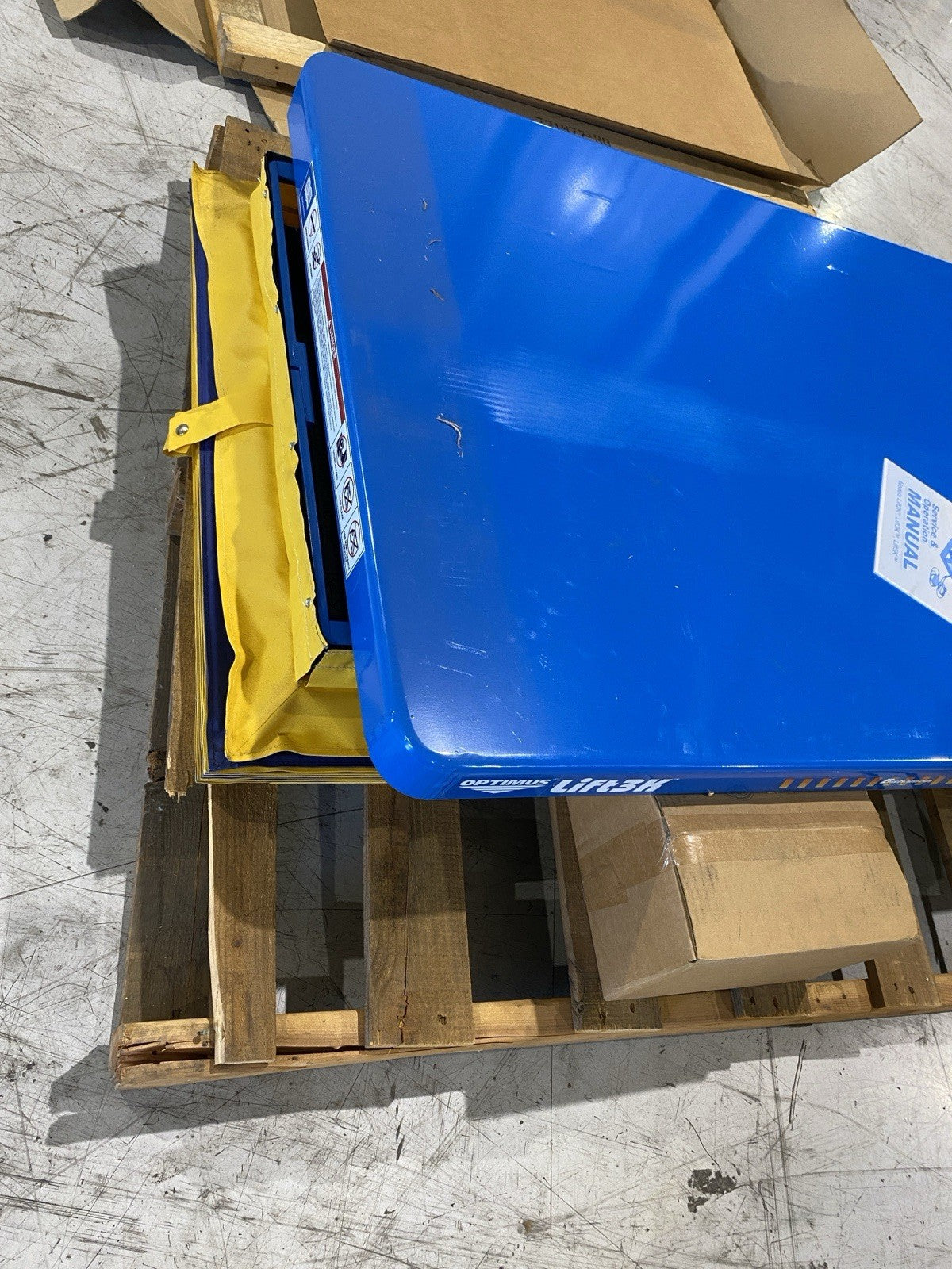 Bishamon L3K-3648-115-F Optimus Lift3K Lift Table 3k lb 115V With Foot Control - Maverick Industrial Sales