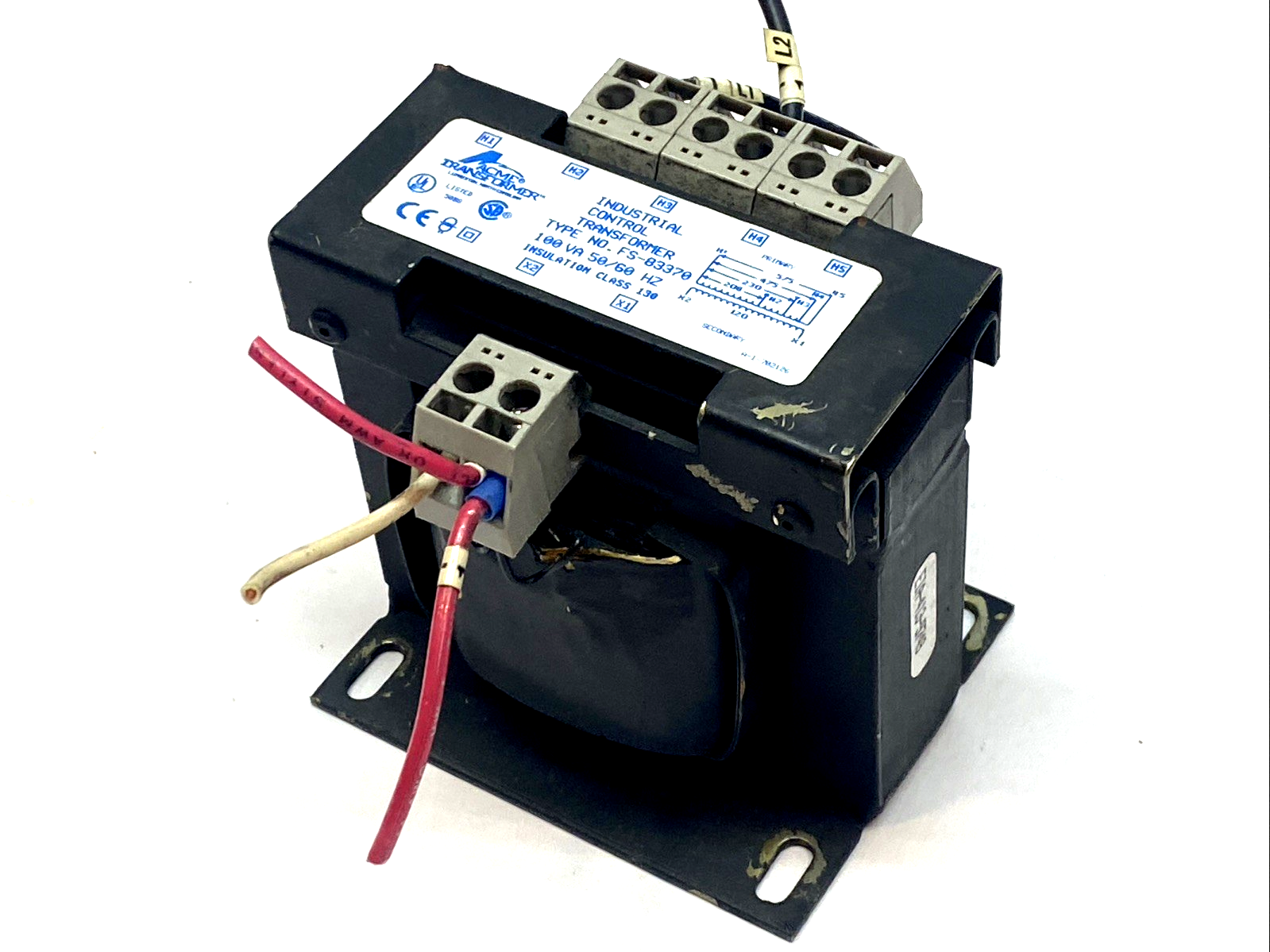 Acme FS-83370 Control Transformer 100VA 575/208-230V - Maverick Industrial Sales