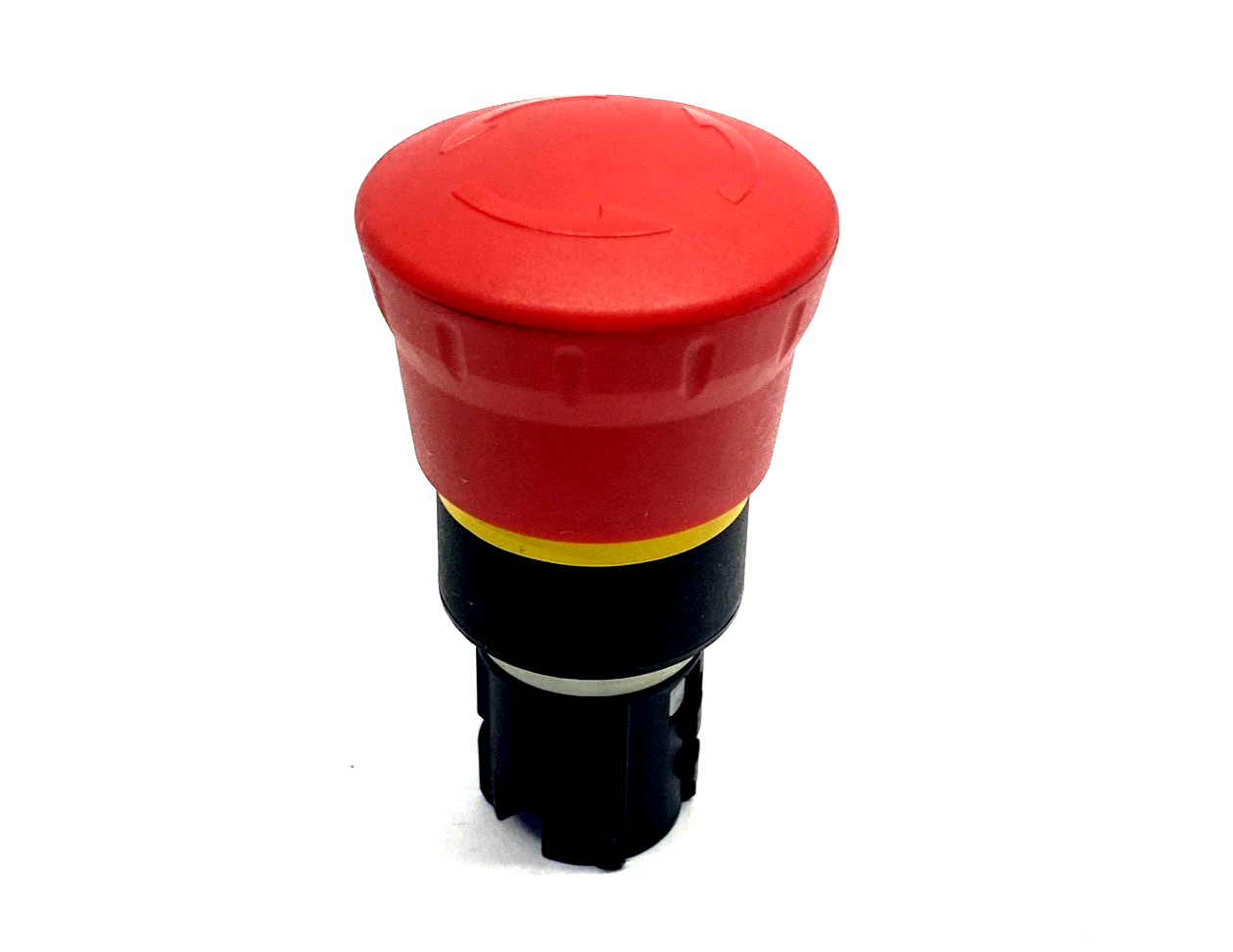 Siemens 3SU10001HB200AA0 Emergency Stop Mushroom Pushbutton, Rotate-To-Unlatch - Used - Maverick Industrial Sales