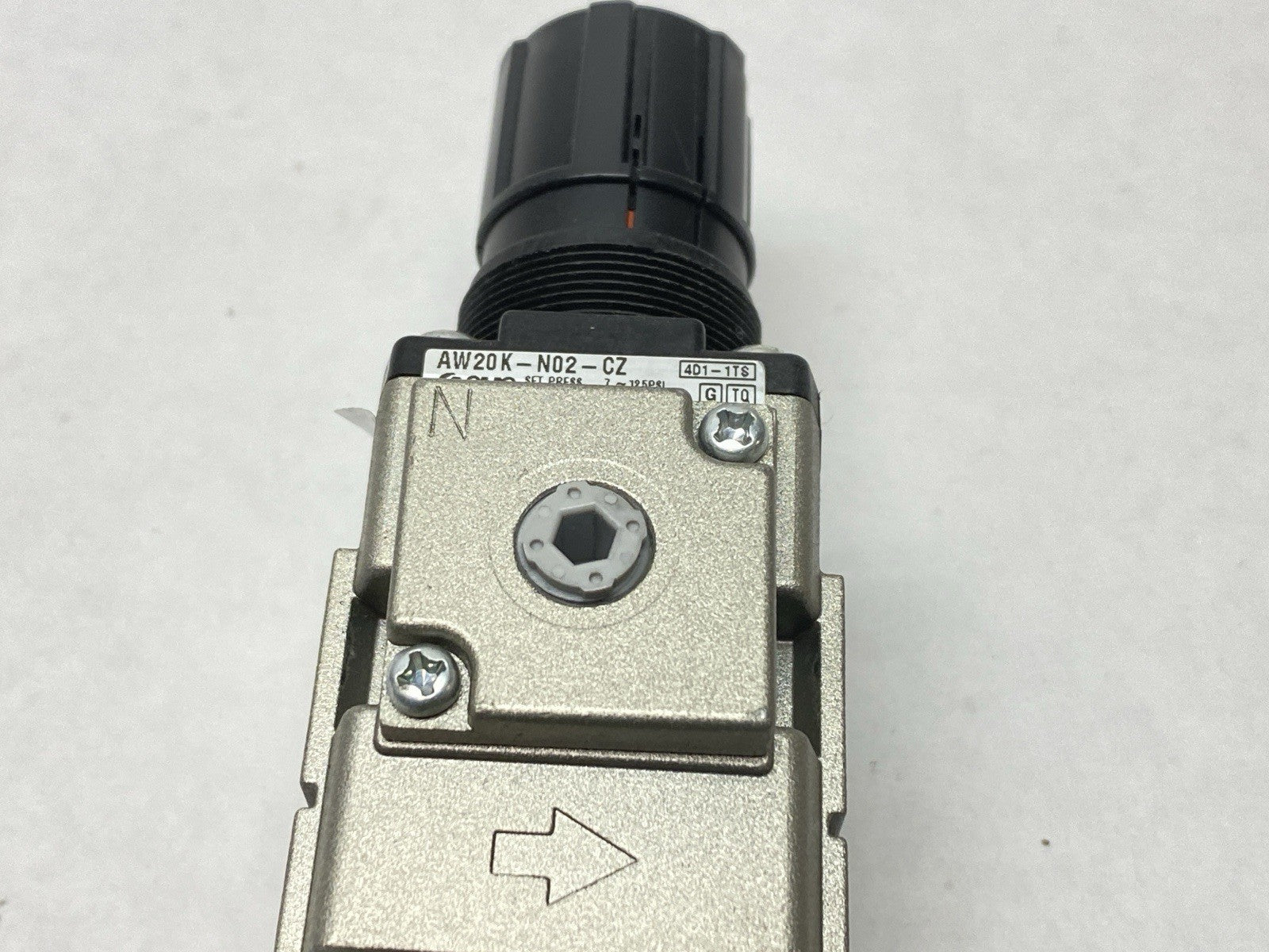 AW20K-N02-1CZ-B-X34US30-100 | SMC Pneumatic Filter Regulator Restricted 3-30psi - New – Open box - Maverick Industrial Sales