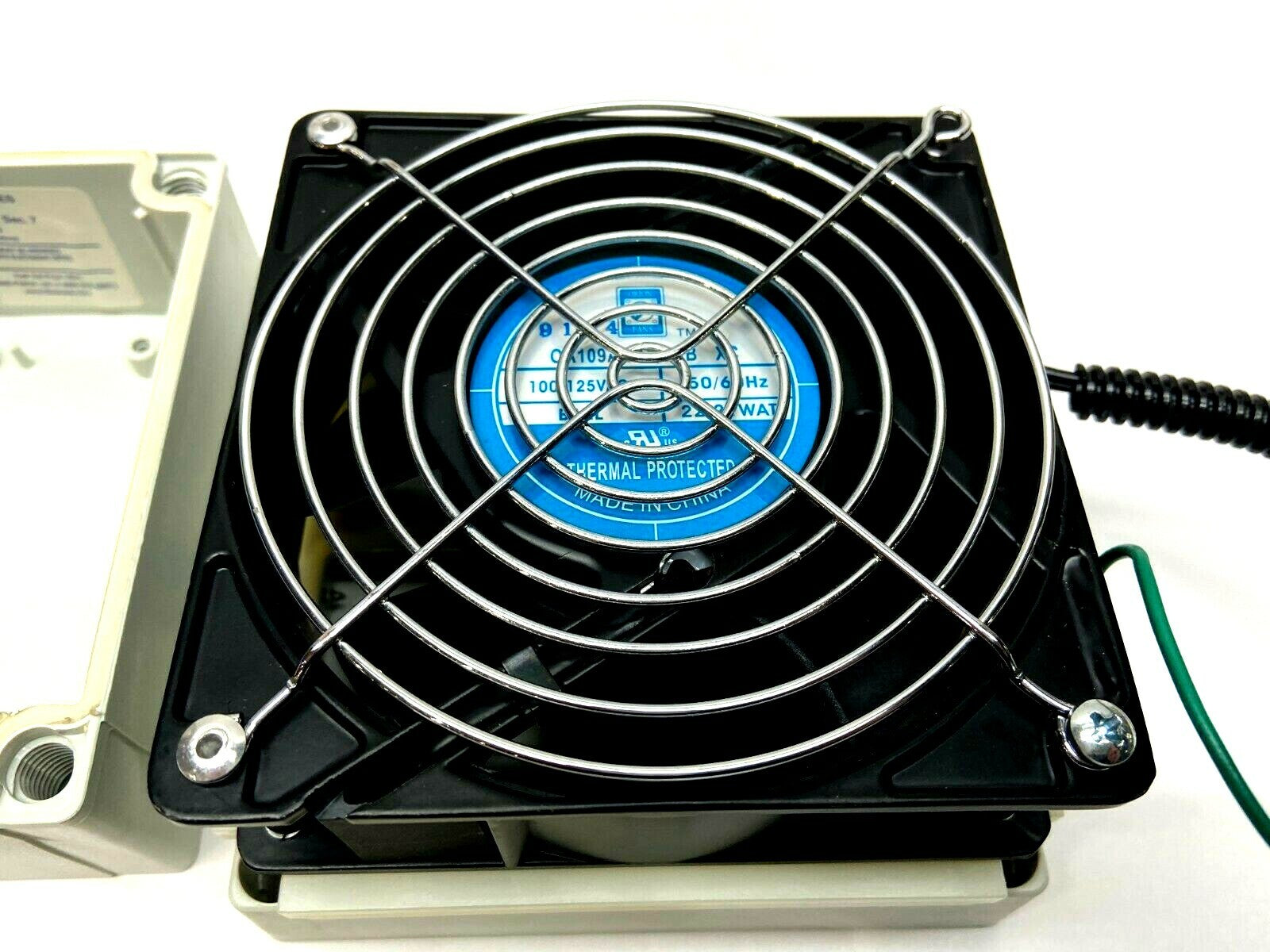 Orion OA109AP-11-1TB XC Axial Bearing Fan 120x120x38.5mm w/ Fibox MNX Enclosure - Maverick Industrial Sales
