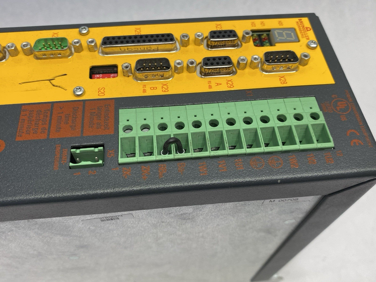 Baumüller BUM60-0816-54-B-001-VC-0A-0001-0012-0000 Servo Drive 3-Phase 351981 - Maverick Industrial Sales