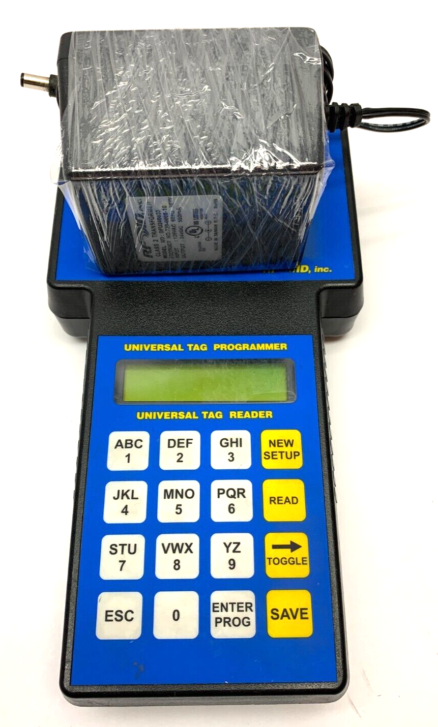 RFID 1062 RF Programming Pad Universal Tag Programmer w/ Class 2 Trans. Pwr Sply - Maverick Industrial Sales