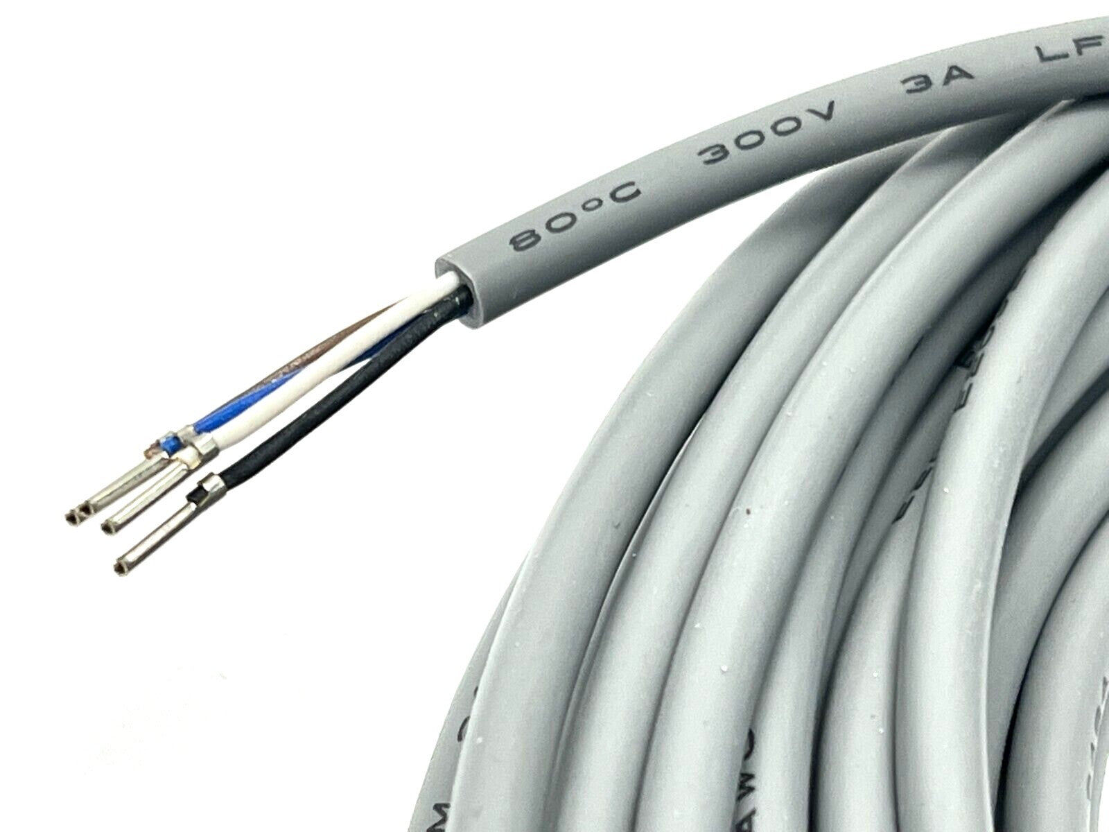 KM84R-PVC-10M | Adsens Cable 4-Pin M8 Female Inline Grey 10M LOT OF 3 - New Other - Maverick Industrial Sales