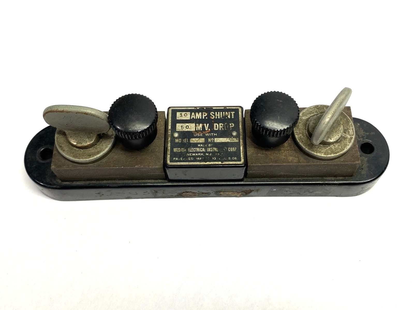 Weston Amp Shunt 10A 50mV Drop - Maverick Industrial Sales