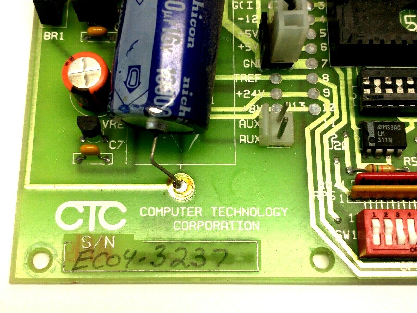 Computer Technology Corporation BD0046-0300 Control Board PCB S/N EC04-3237 - Maverick Industrial Sales