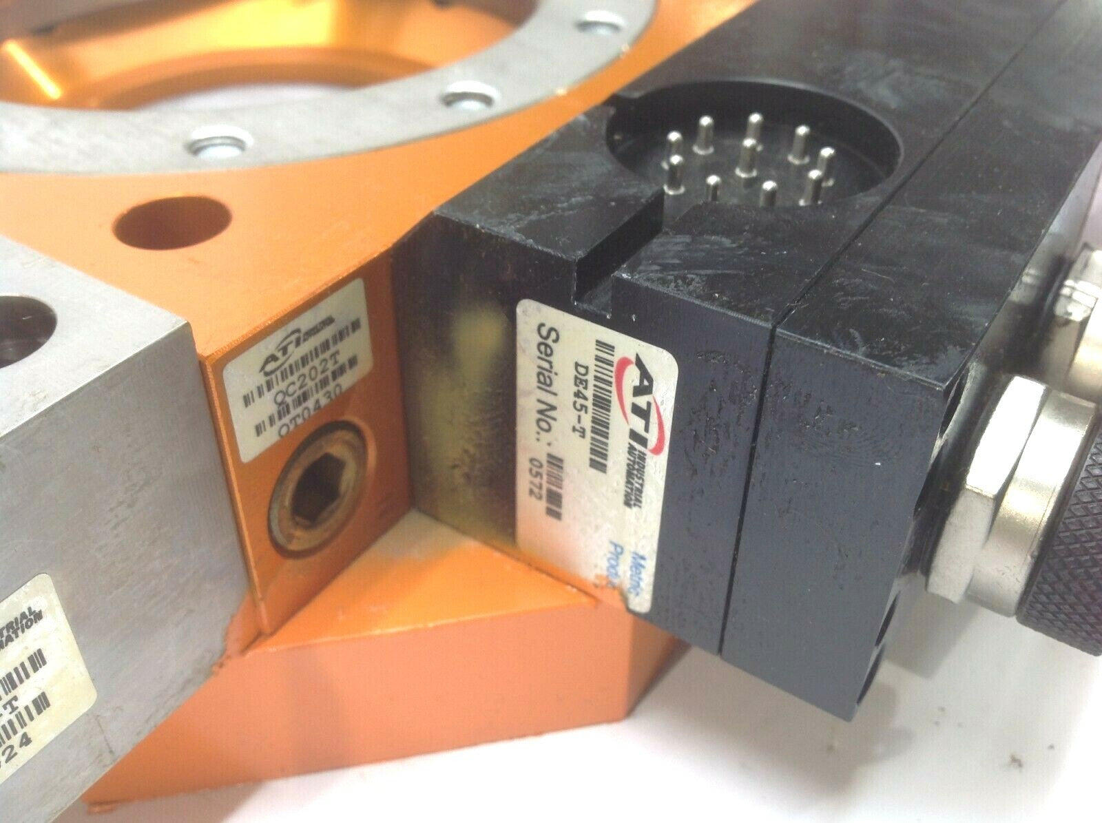 ATI Industrial Automation QC202T Robot Tool Changer with FSN4-T and DE45-T - Maverick Industrial Sales