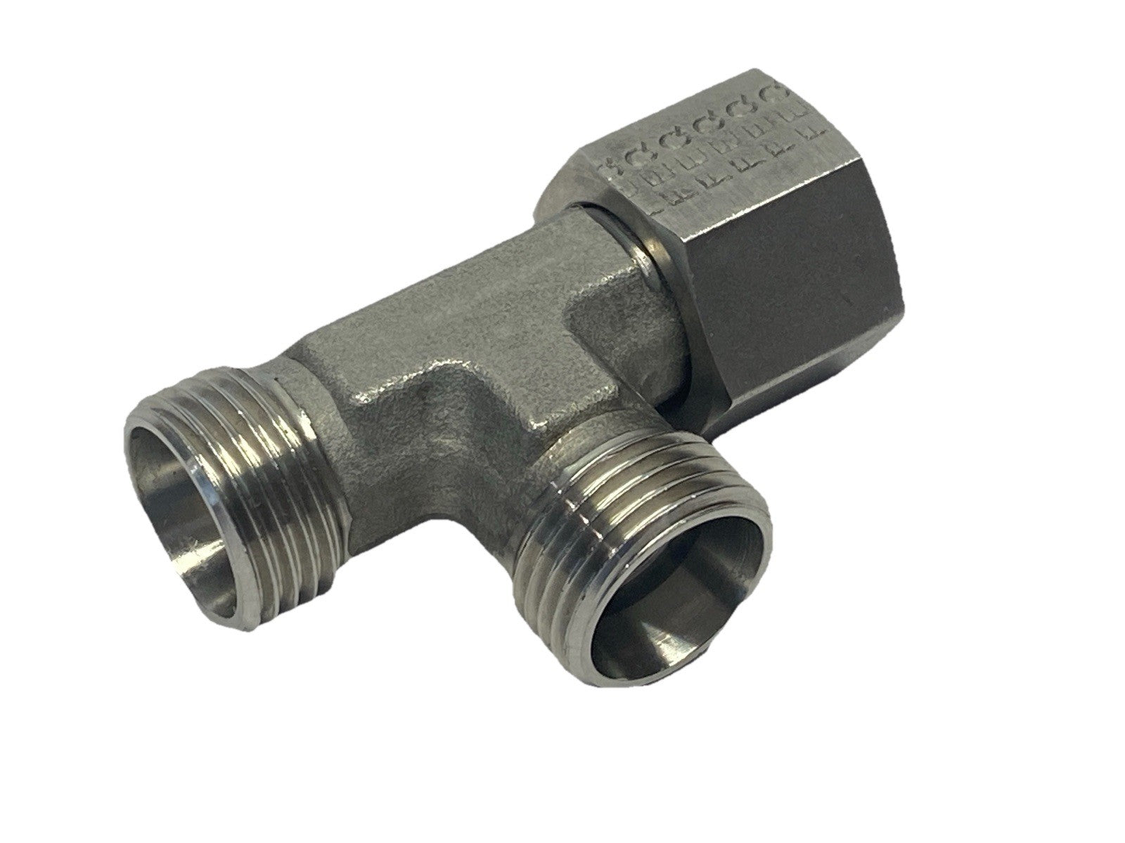 Brennan Industries D6602-L12-L12-L12-SS-X Tee Without Nuts M18x1.5 - Maverick Industrial Sales