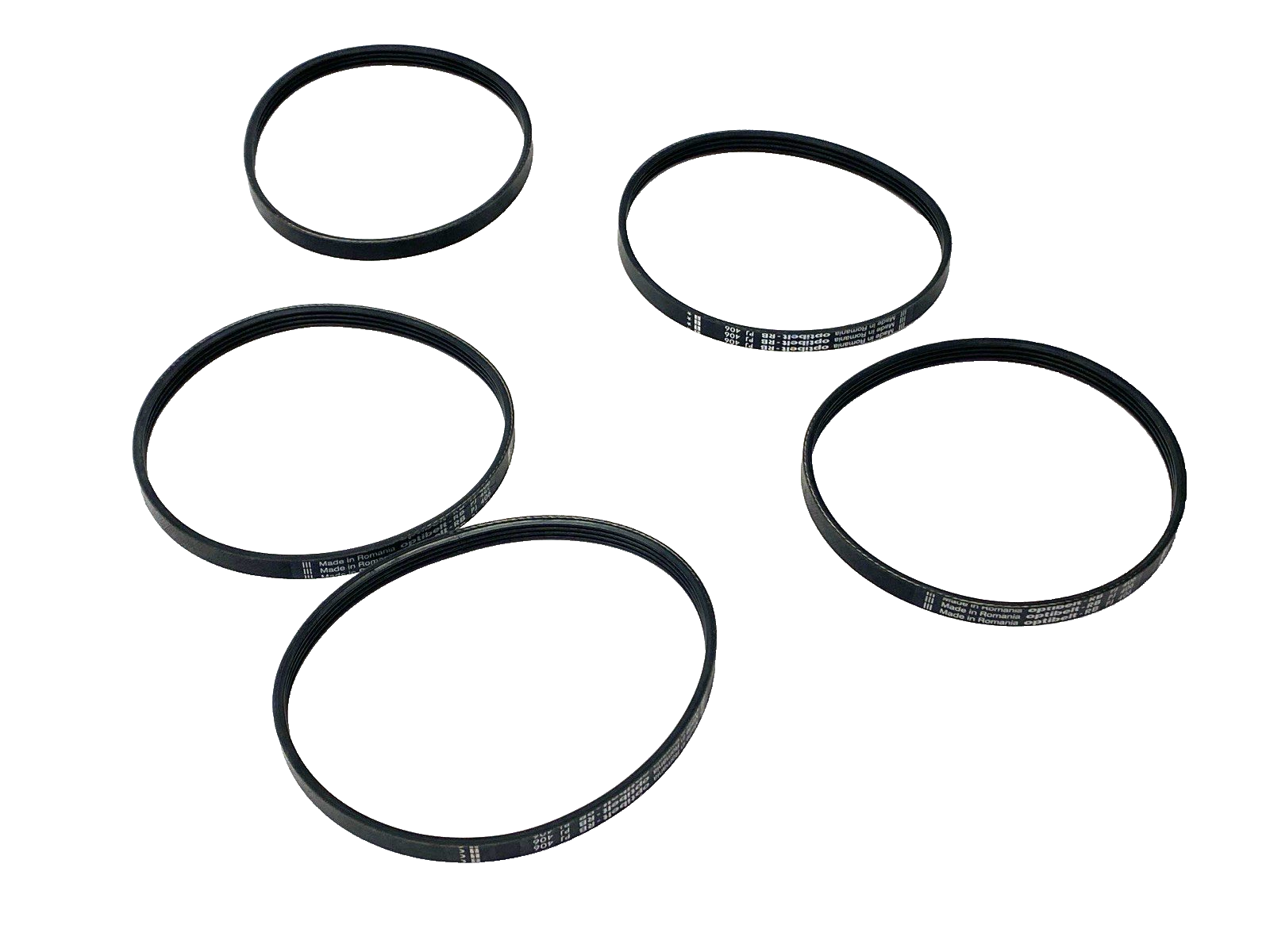 Optibelt PJ 406 Ribbed V-Belt LOT OF 5 - Maverick Industrial Sales