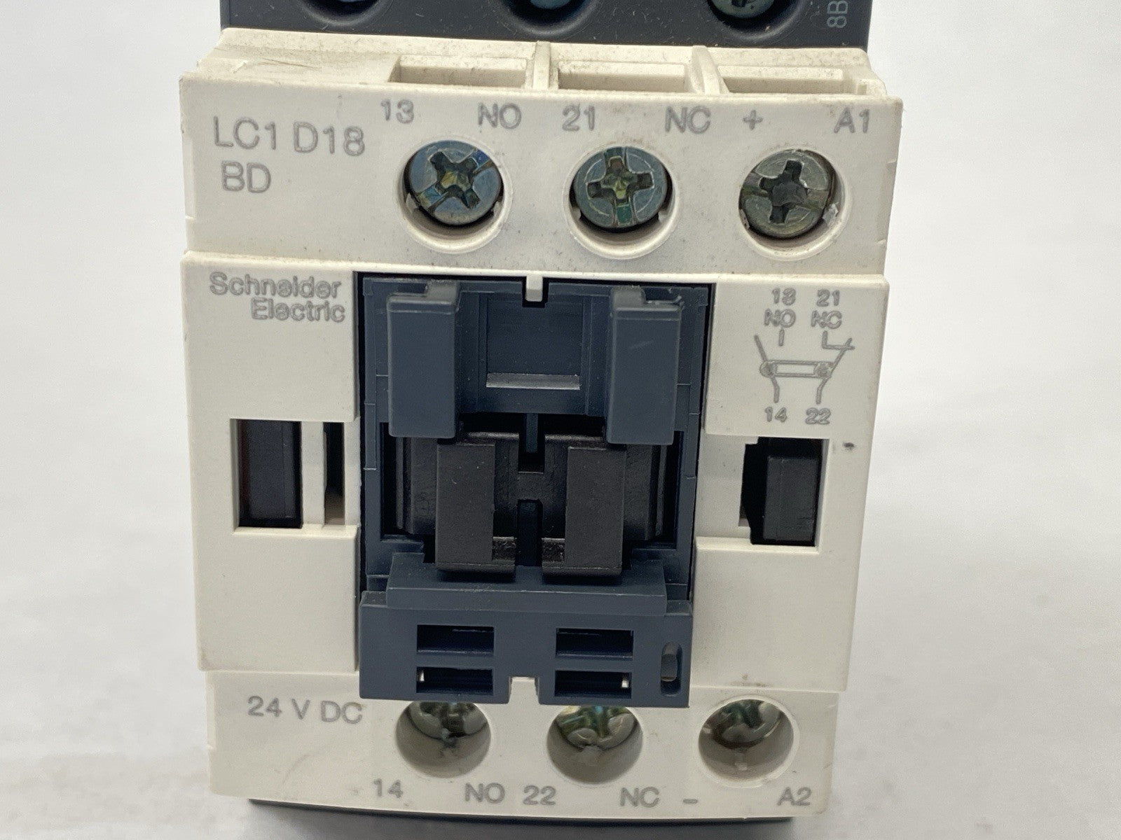 Schneider Electric LC1D18BD IEC Contactor 3P 18A 480VAC 24VDC Coil - Maverick Industrial Sales