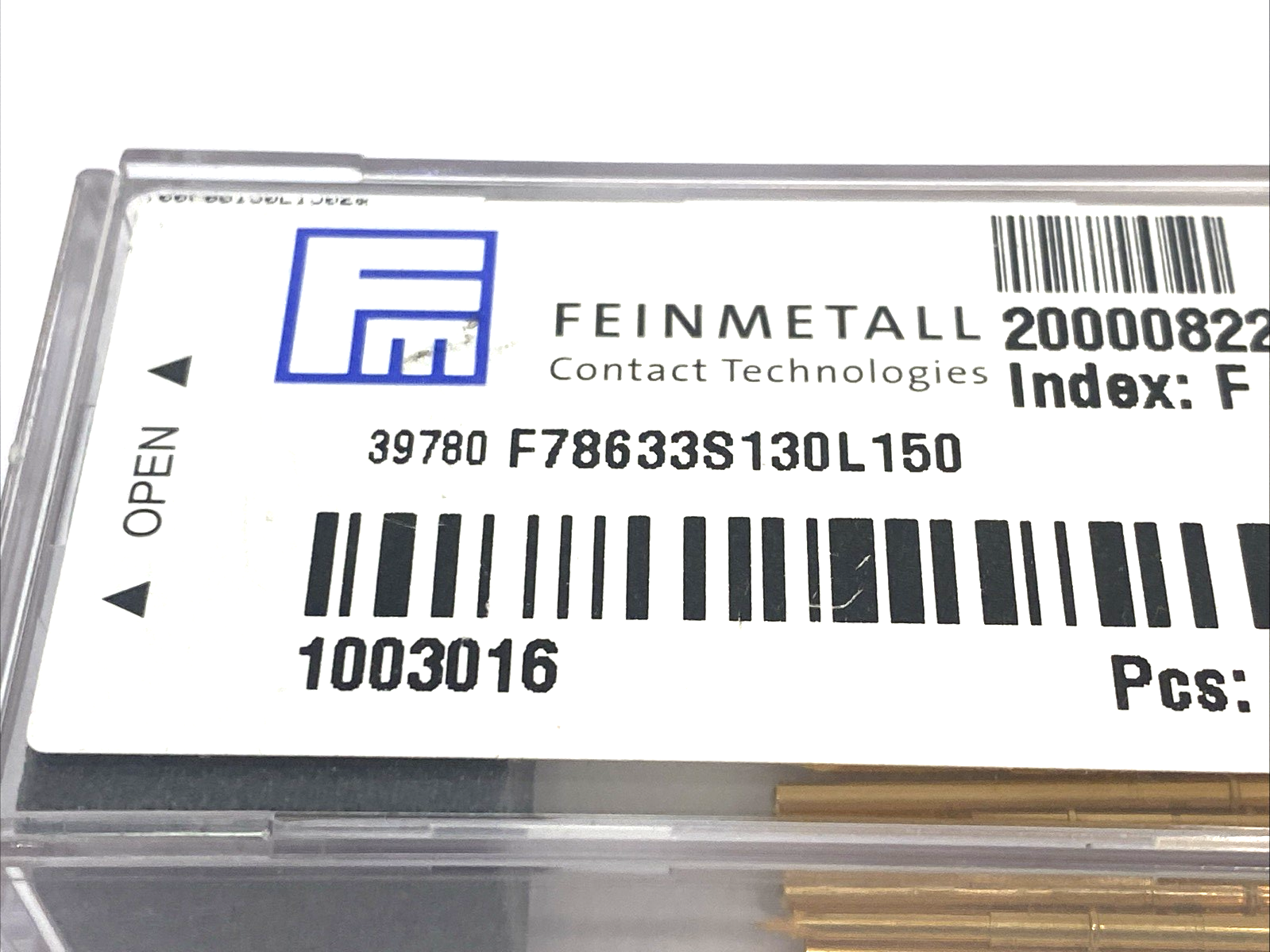 Feinmetall 1003016 Contact Probe F78633S130L150 BOX OF 25 - Maverick Industrial Sales