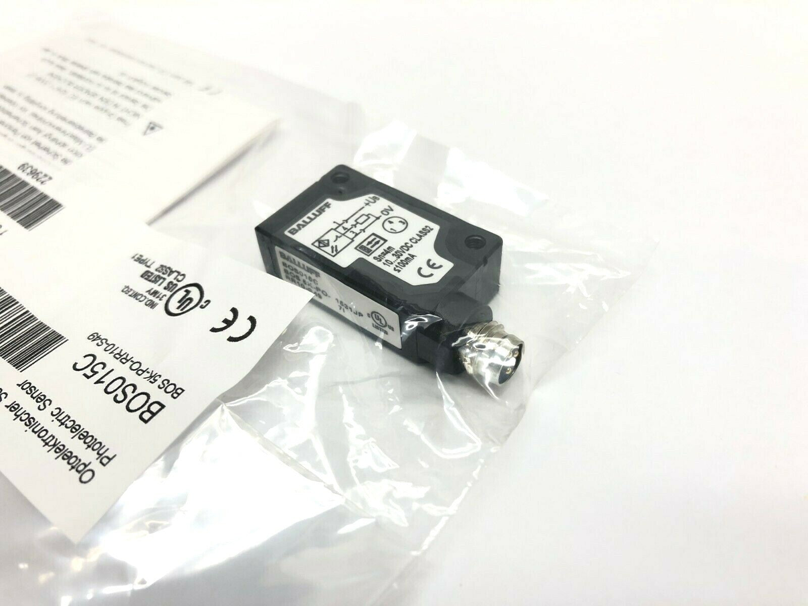 Balluff BOS015C Retroreflective Sensor BOS 5K-PO-RR10-S49 - Maverick Industrial Sales