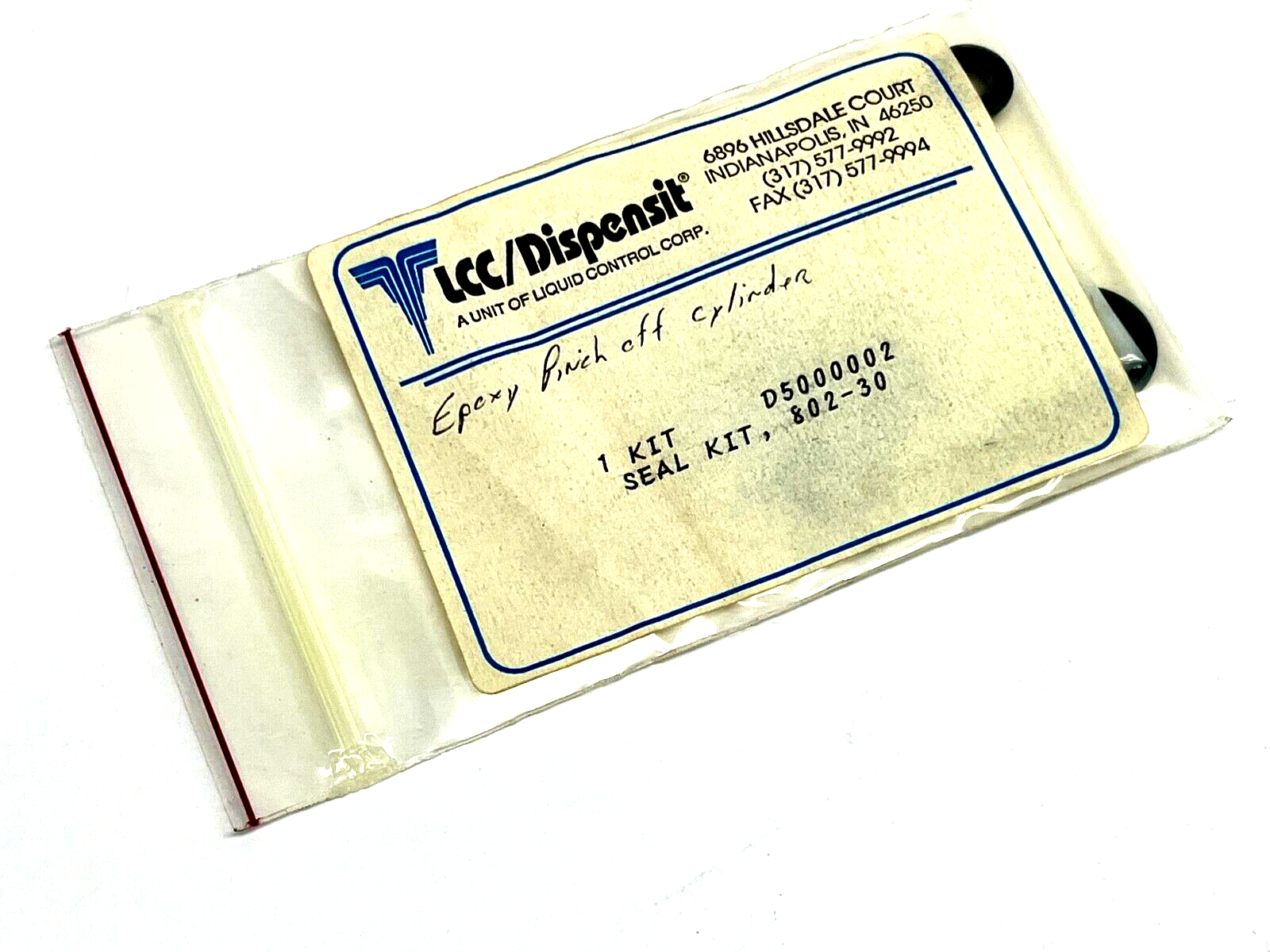 LCC Dispensit 802-30 Seal Kit D5000002 - Maverick Industrial Sales