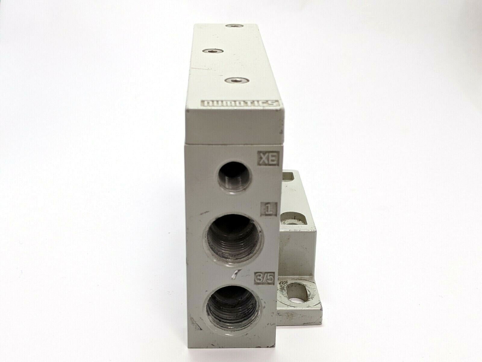Numatics Manifold End Plate w/ XE 1 3/5 Ports - Maverick Industrial Sales