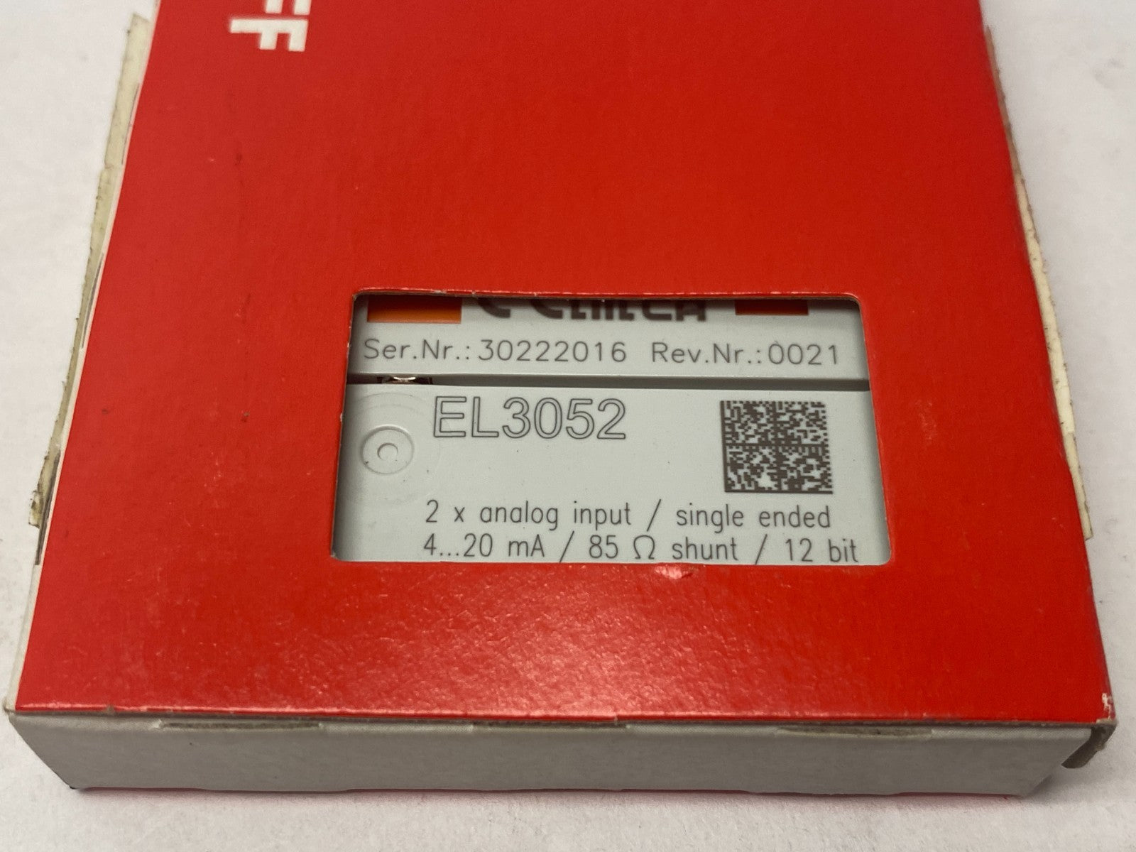 Beckhoff EL3052 EtherCAT 2-Channel Analog Input Terminal 12-Bit - Maverick Industrial Sales