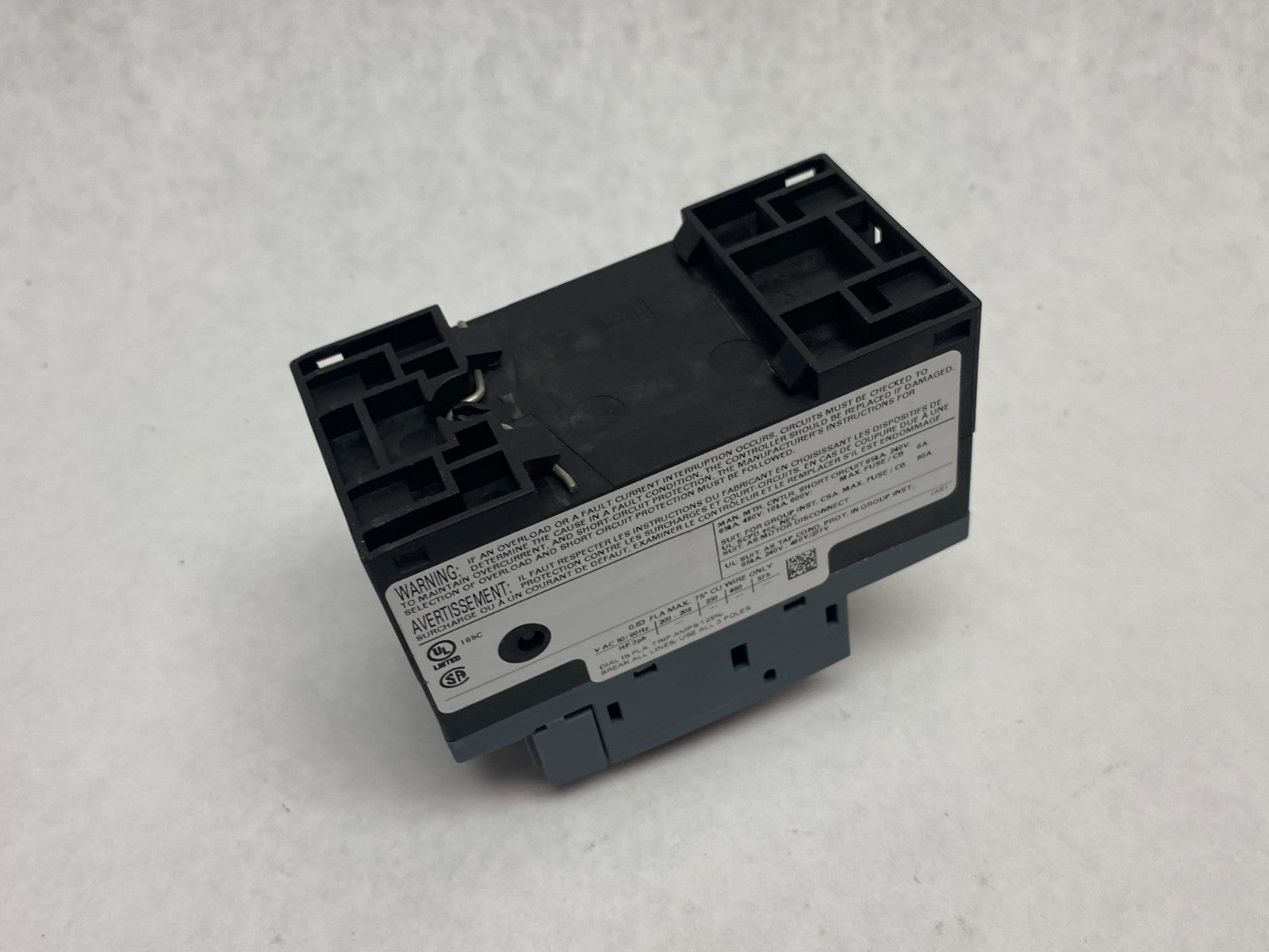 Siemens 3RV1011-0GA15 Sirius Motor Protection Circuit Breaker Class 10 - Maverick Industrial Sales