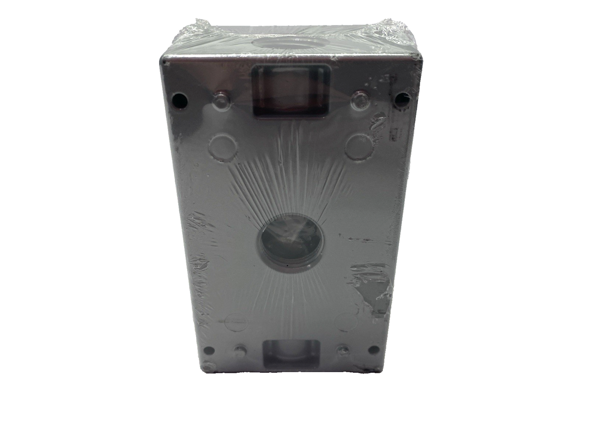Red Dot IH3-1 Weatherproof Box 1/2", Three Hole, Silver, Aluminum, LOT OF 2 - Maverick Industrial Sales