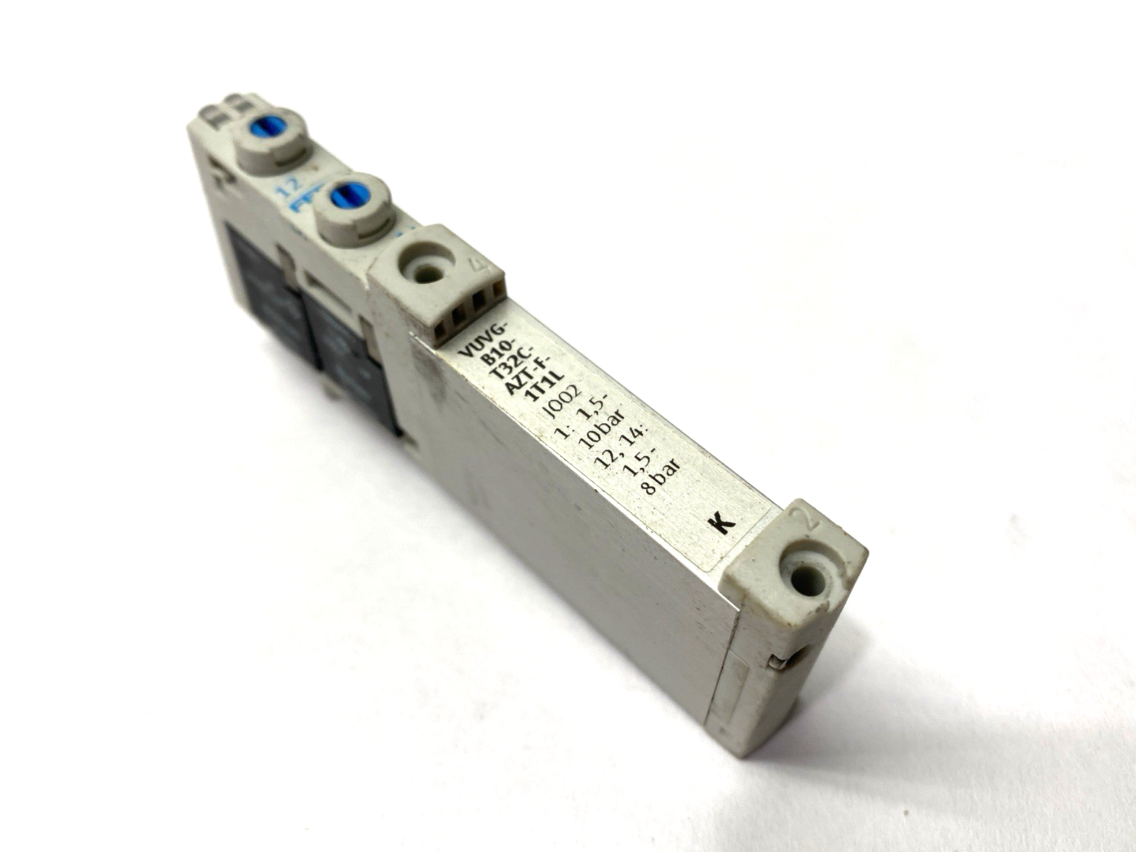 VUVG-B10-T32C-AZT-F-1T1L | Festo Pneumatic Solenoid Valve 573410 NO GASKET - Used - Maverick Industrial Sales