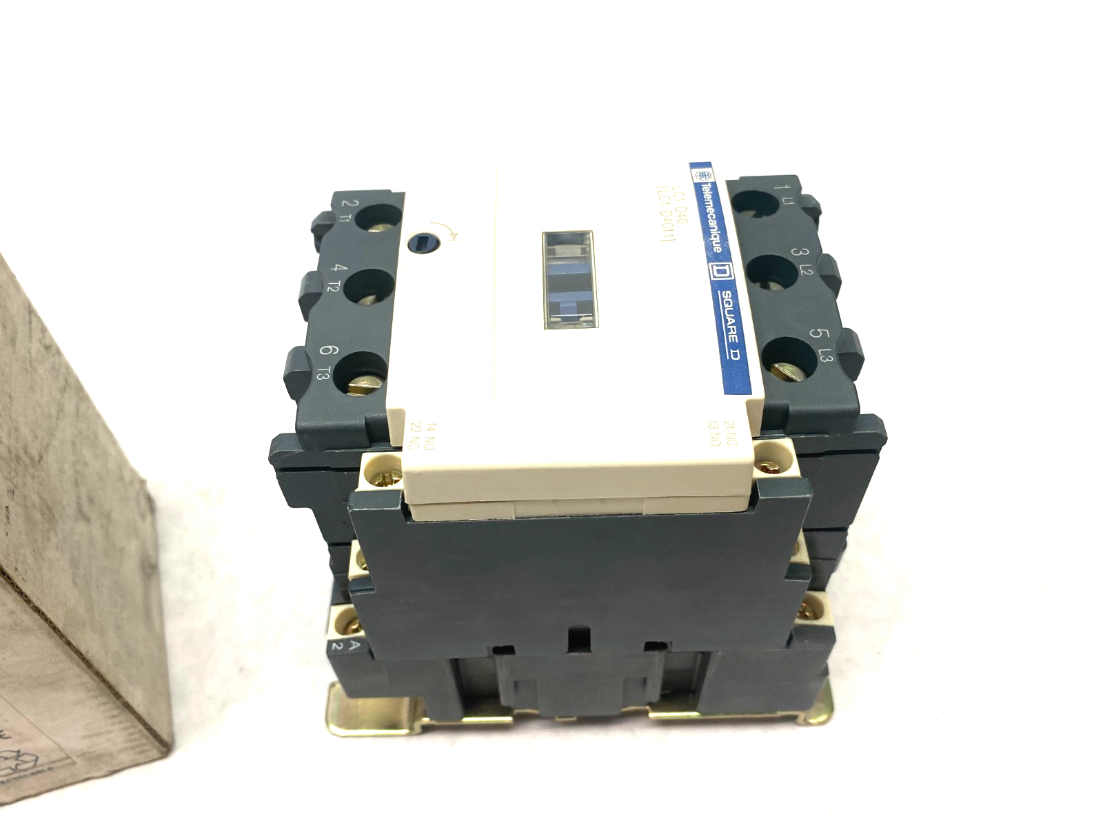 Square D Telemecanique LC1D40F7 TeSys Nonreversing IEC Contactor 3-Pole 40A - Maverick Industrial Sales