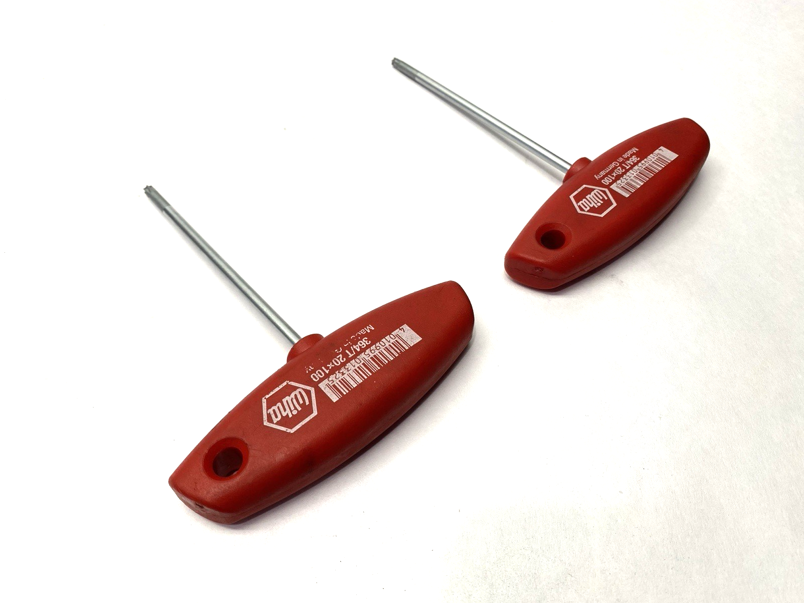 Wiha 364/T 20X100 Torx T-Handle T20 100mm Length LOT OF 2 - Maverick Industrial Sales