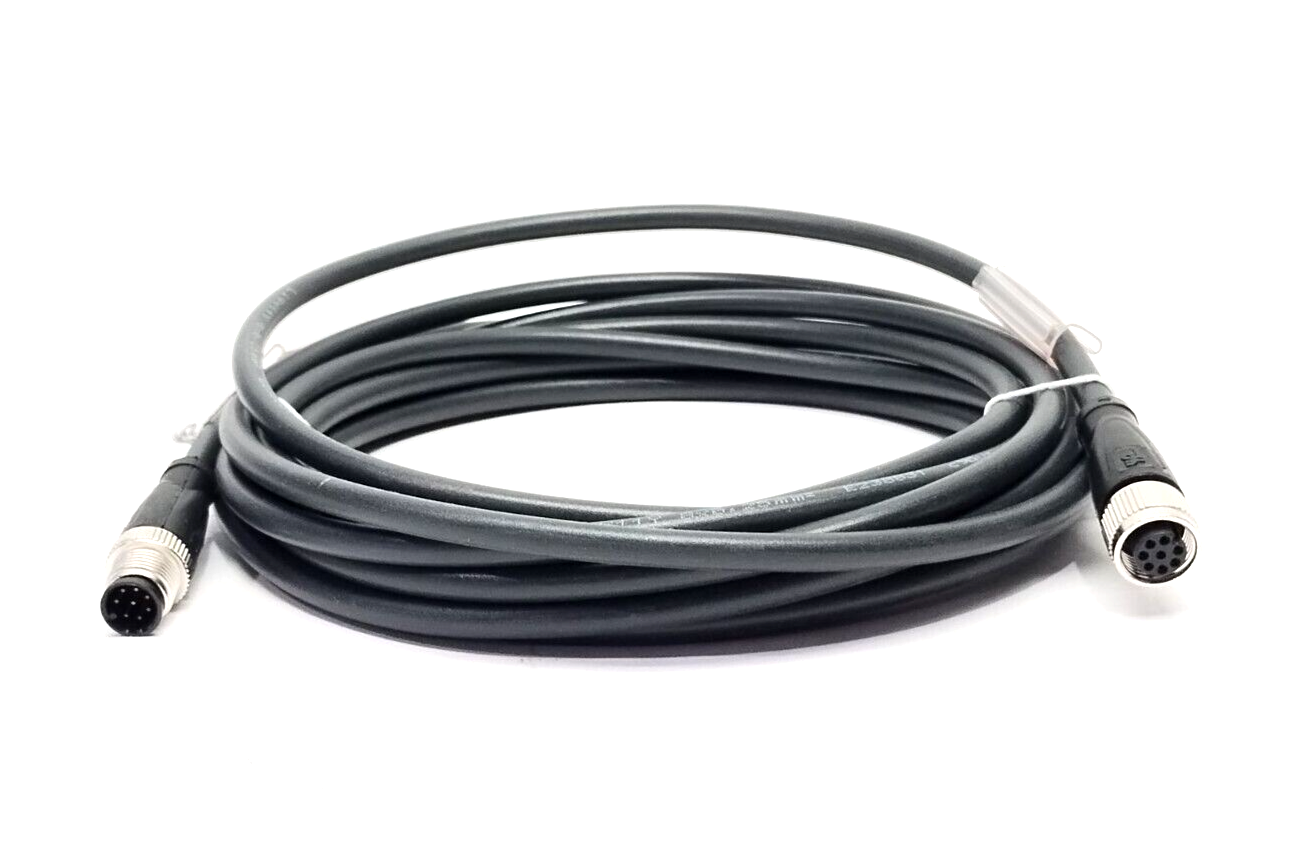 Pepperl+Fuchs V19-G-BK5M-PUR-U-V19-G Connection Cordset M12 8-Pin 5m 240775-0046 - New – Open box - Maverick Industrial Sales