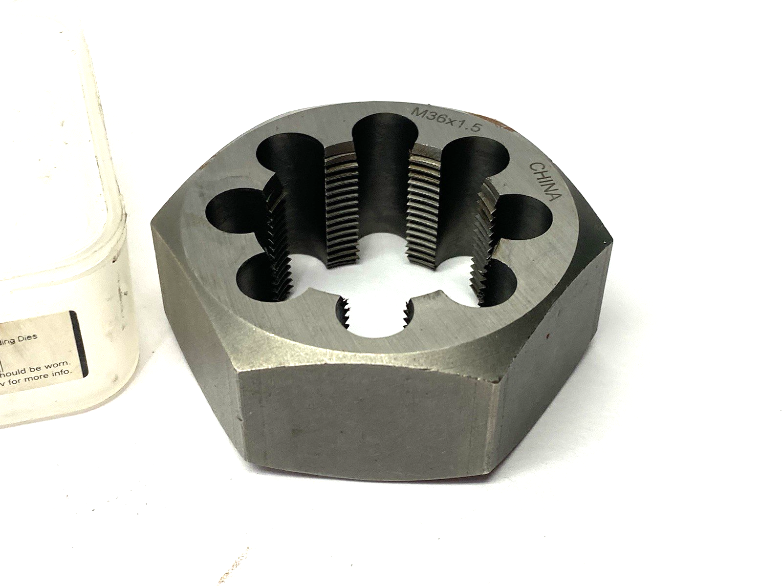 79771846 | Interstate Hex Rethreading Die: M36x1.5, 1" Thick, Right Hand - New – Open box - Maverick Industrial Sales