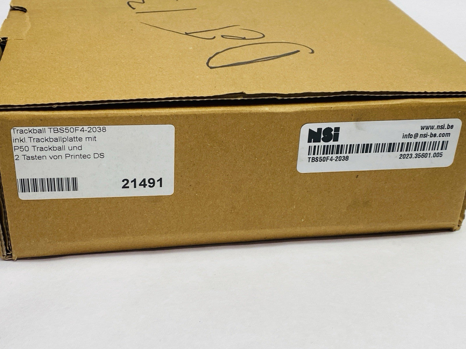 NSI TBS50F4-2038 Trackball With Plate And Two Buttons 2023.35601.005 - Maverick Industrial Sales