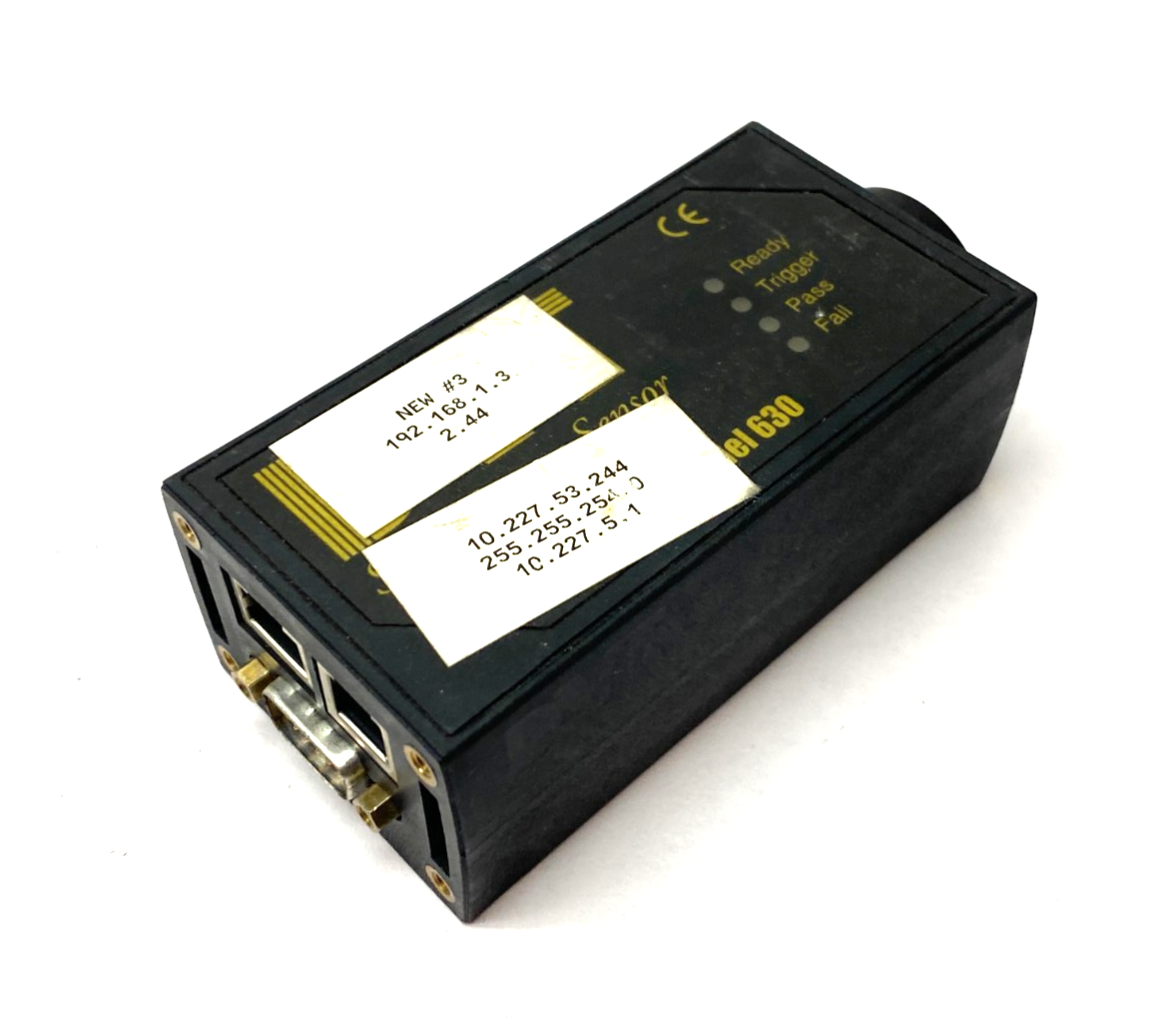 DVT Sensors 630-C3E40 SmartImage Sensor, for Machine Vision - Maverick Industrial Sales