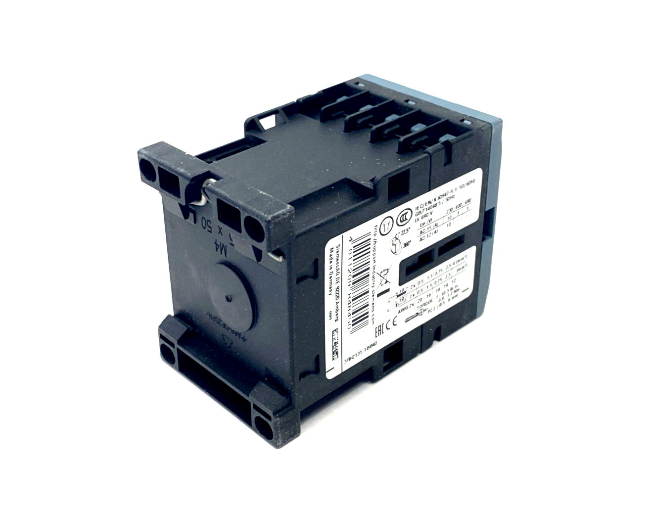 Siemens 3RH2131-1BB40 Contactor Relay 3 NO + 1 NC 24VDC Size S00 - Maverick Industrial Sales