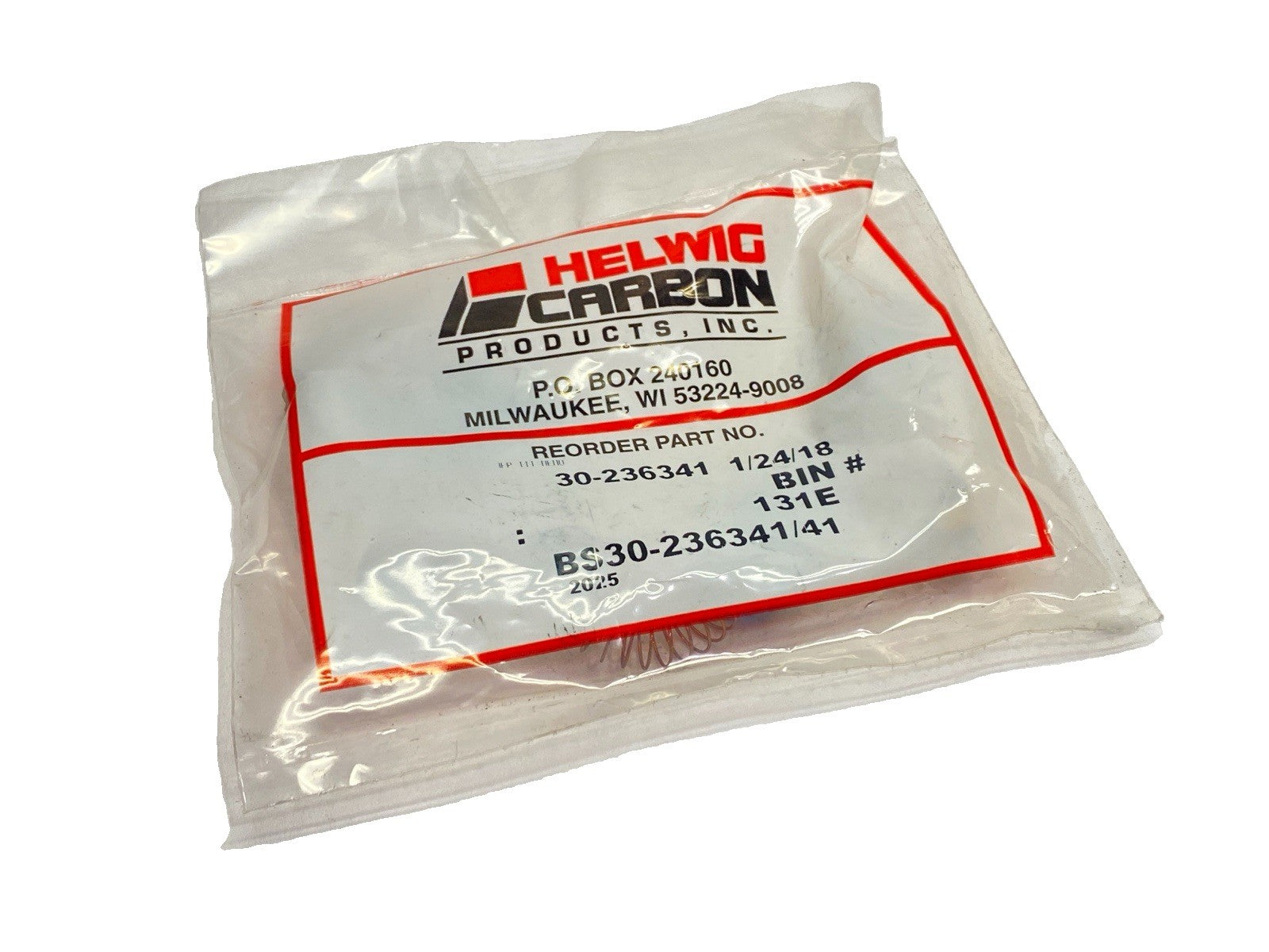 30-236341 | Helwig Carbon Spring Loaded Carbon Brush PKG OF 4 - New - Maverick Industrial Sales