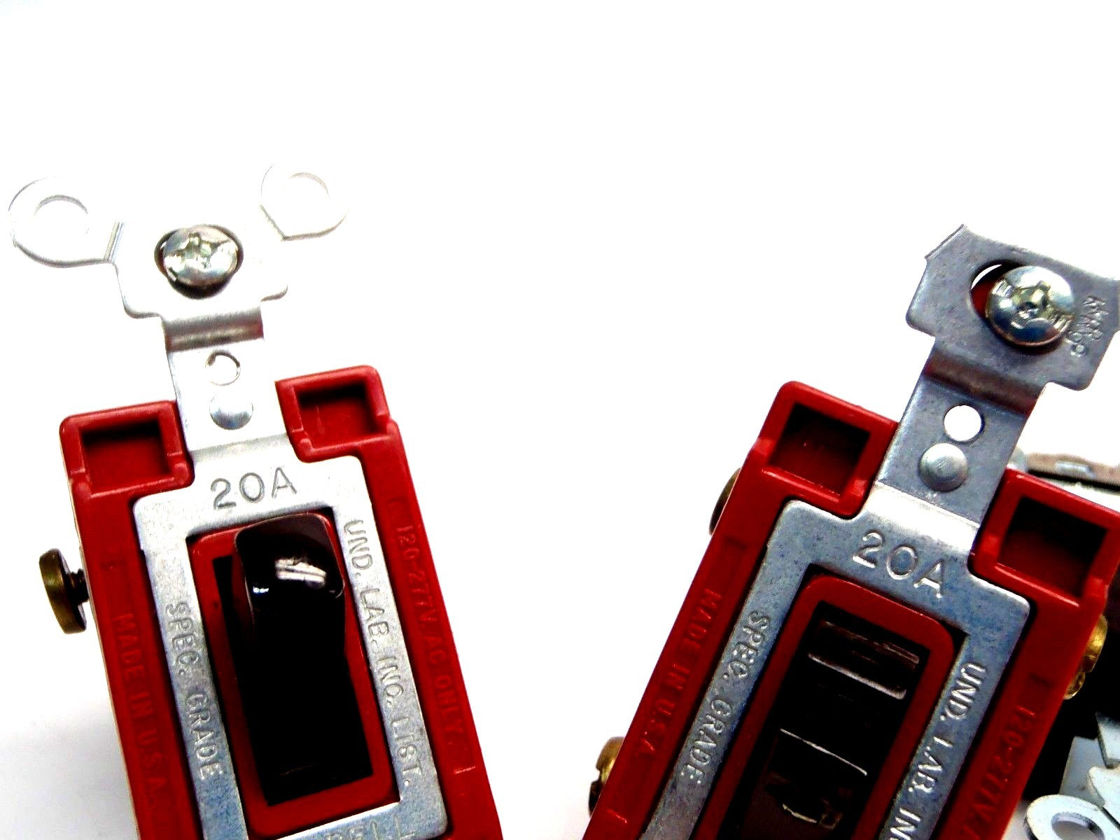 Hubbell 20A 120-277V Light Switches & Arrow Hart 15A 125V Receptacle LOT OF 2 - Maverick Industrial Sales