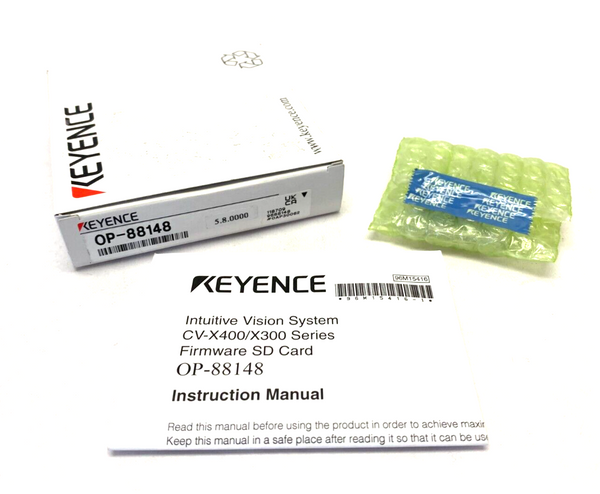 Keyence OP-88148 Memory SD Card for Firmware