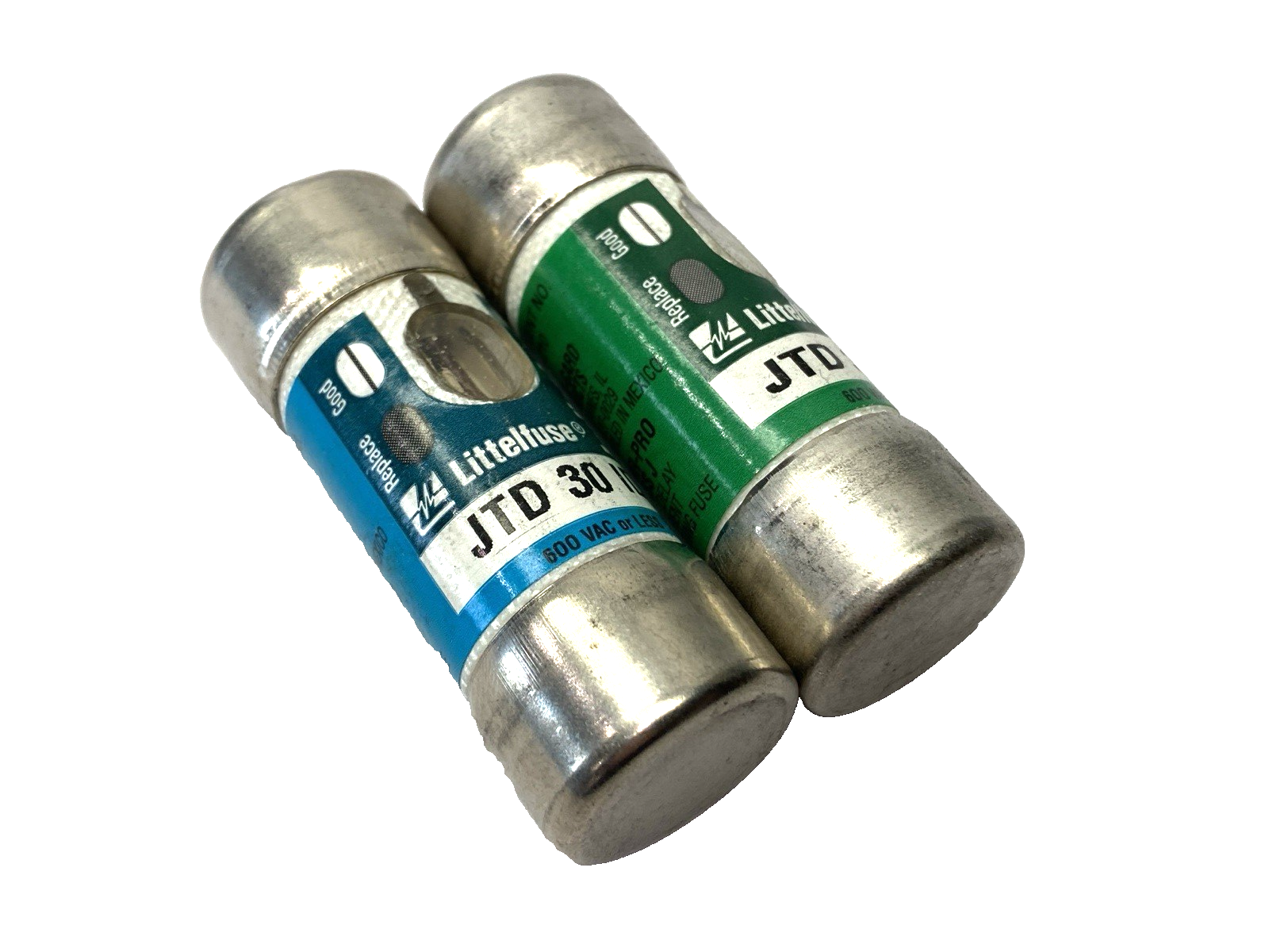 Littelfuse JTD30ID Time Delay Indicator Fuse Class J 600VAC 30A LOT OF 2 - Maverick Industrial Sales